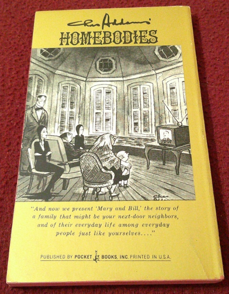 Homebodies by Charles Addams (1965, pb) first paperback print Family