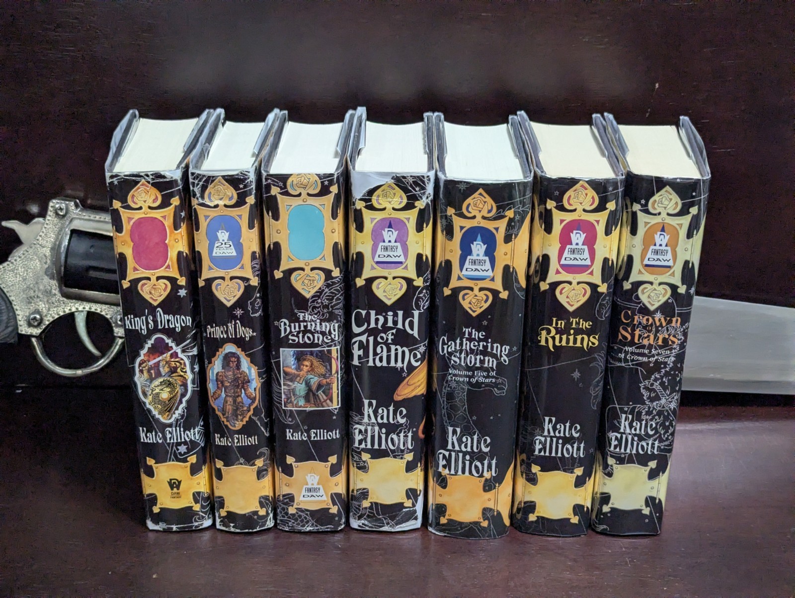 Crown of Stars Complete 7-Book Set Kate Elliott BCE HCDJ LN DAW 1997-2006 Mylar