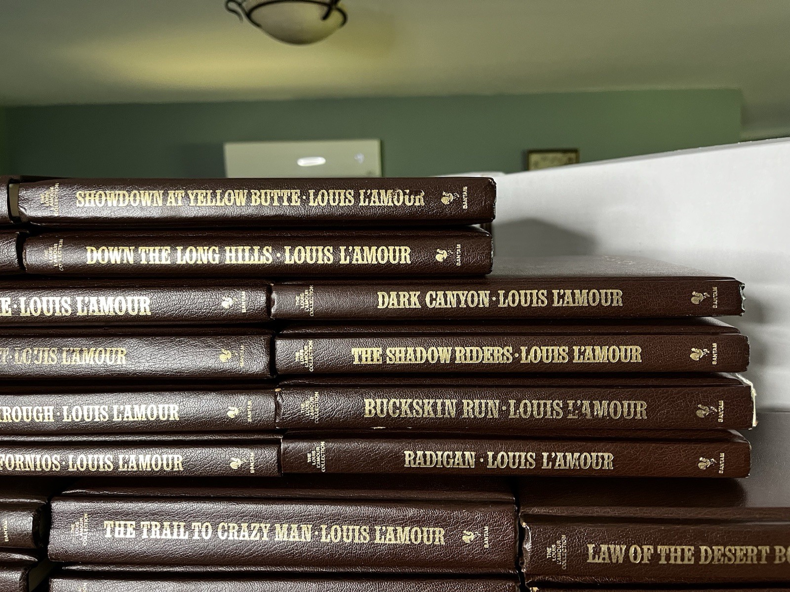 The Louis L’Amour Collection Leatherette Hardcover Books (Sold Individually)