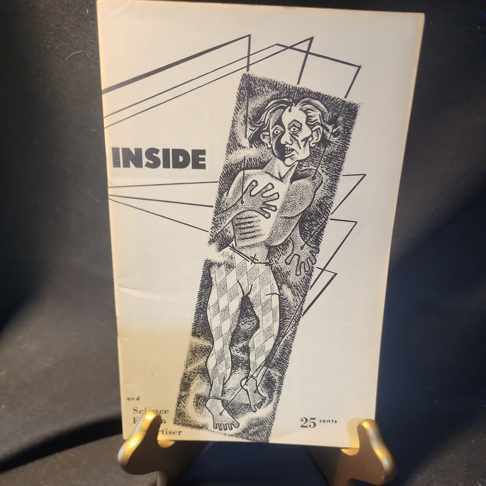 Inside and Science Fiction Advertiser #9 May 1955 “Hardcover” story by Ellison
