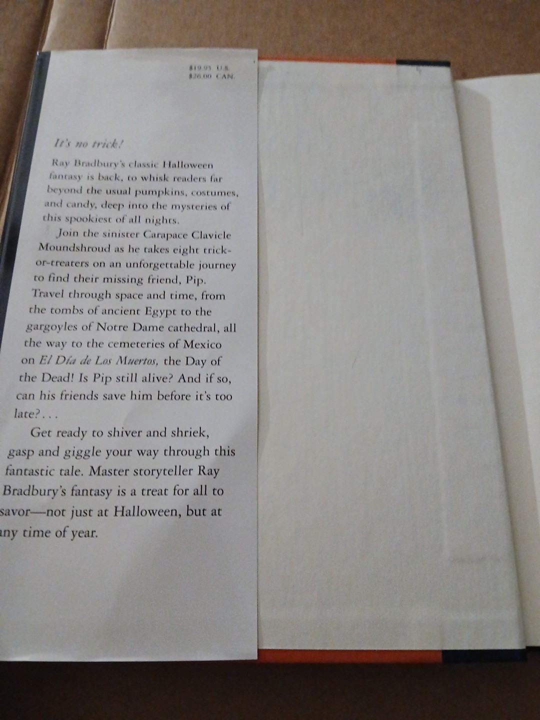 The Halloween Tree by Ray Bradbury (illustrated Hardcover)