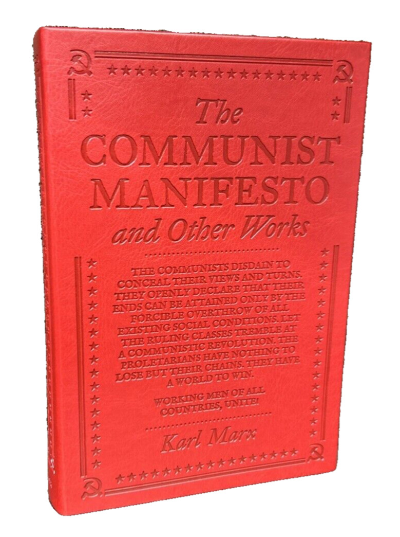 ❤THE COMMUNIST MANIFESTO & Other Works by Karl Marx Faux Leather Flex Bound NEW
