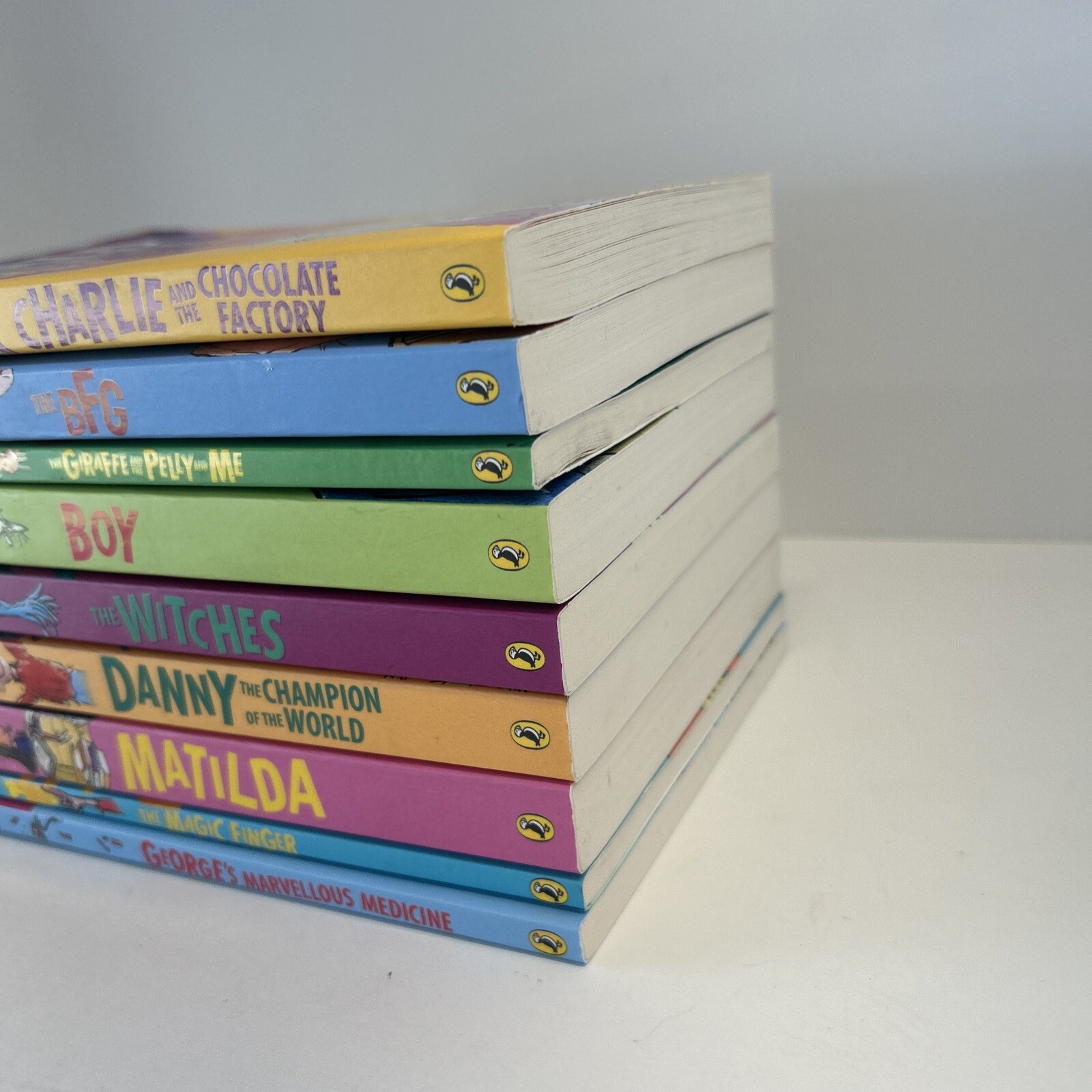 Roald Dahl Books Lot 9 Paperback Young Adult Storytelling BFG Chocolate Witches