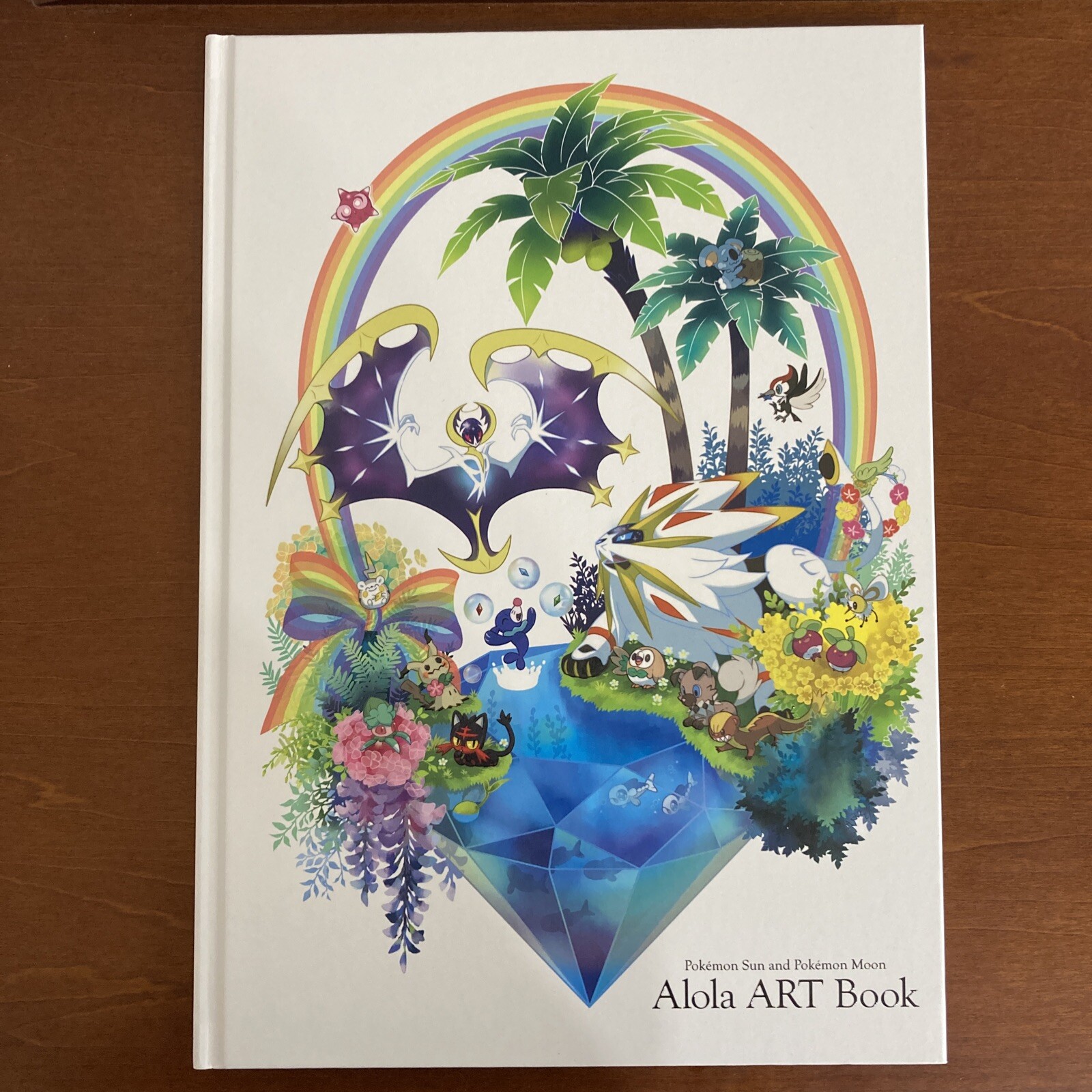 Pokemon Sun and Moon Alola ART Book w/ CD Illustration Nintendo Anime Manga