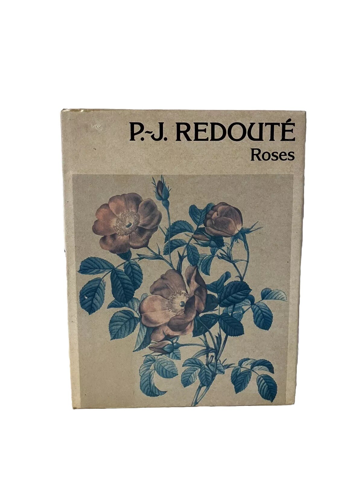 Roses by P J Redoute Book 1978 Hardcover Printed in Spain GOOD