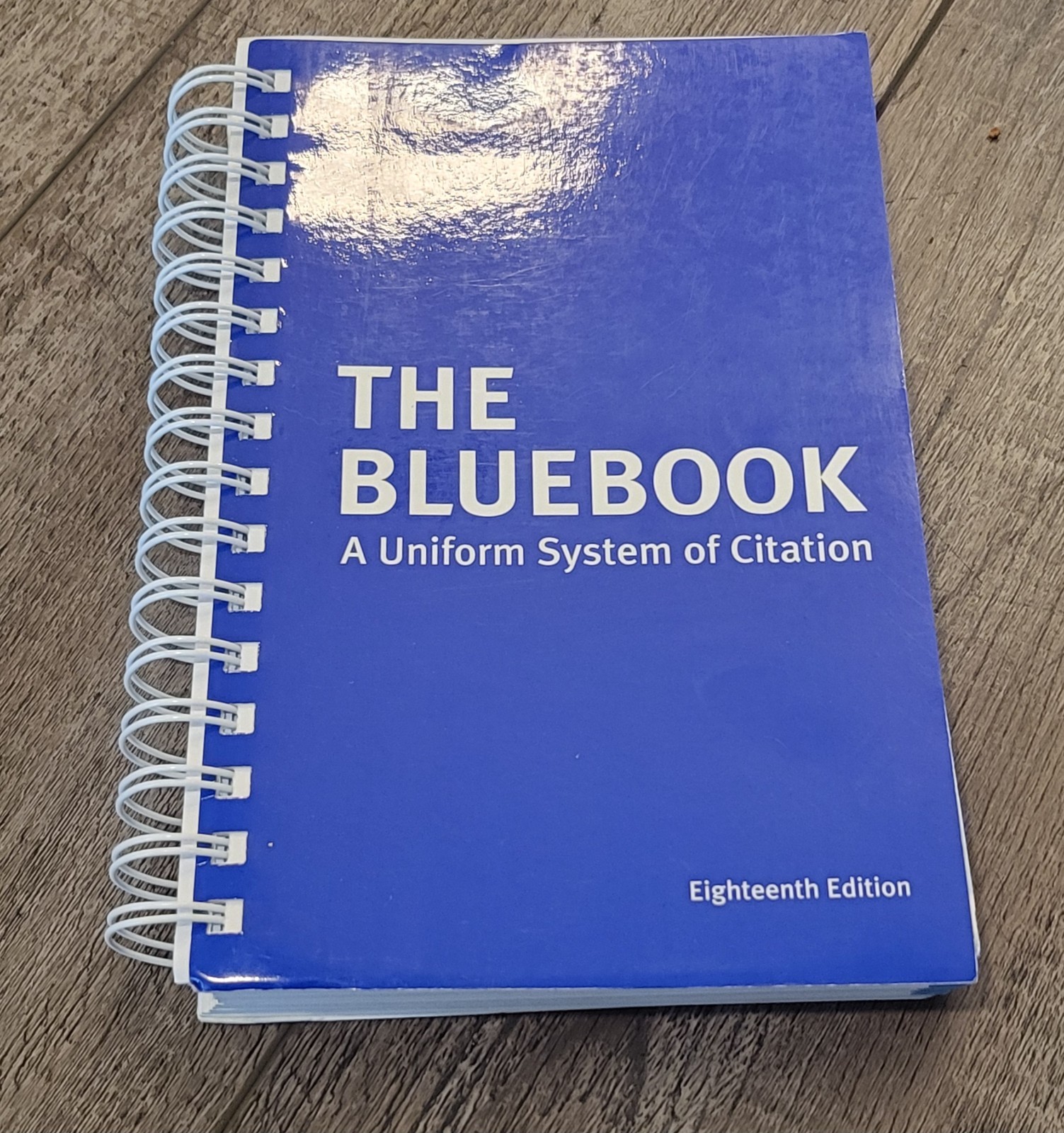 The Bluebook A Uniform System of Citation 18th Edition Legal Guide