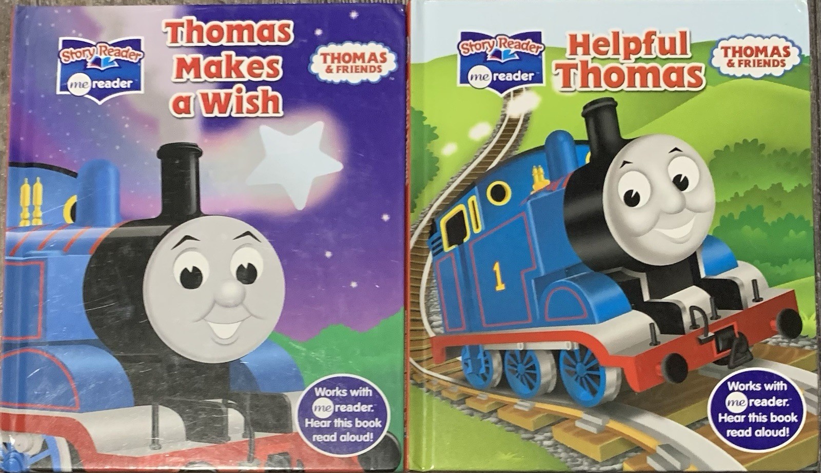 Lot Of 2: 1st HC Ed. Thomas & Friends Story Reader MeReader Books Set 2010s GOOD