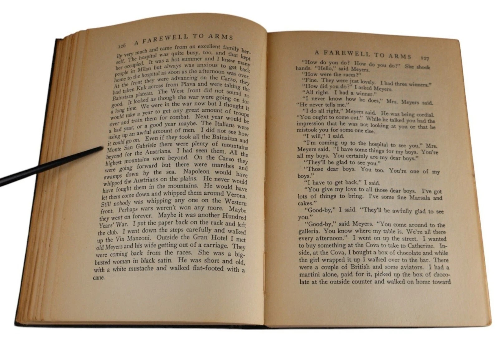 Ernest Hemingway A Farewell to Arms 1929 Scribner HC 5th Print No DJ