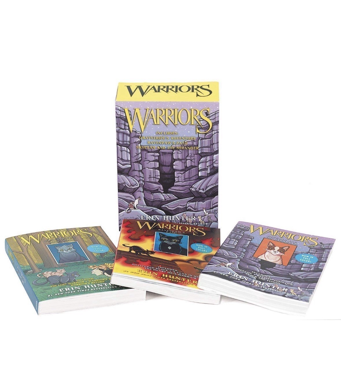 Warriors 3-Book Full-Color Box Set: Graystripe’s Adventure; Ravenpaw’s Path,…