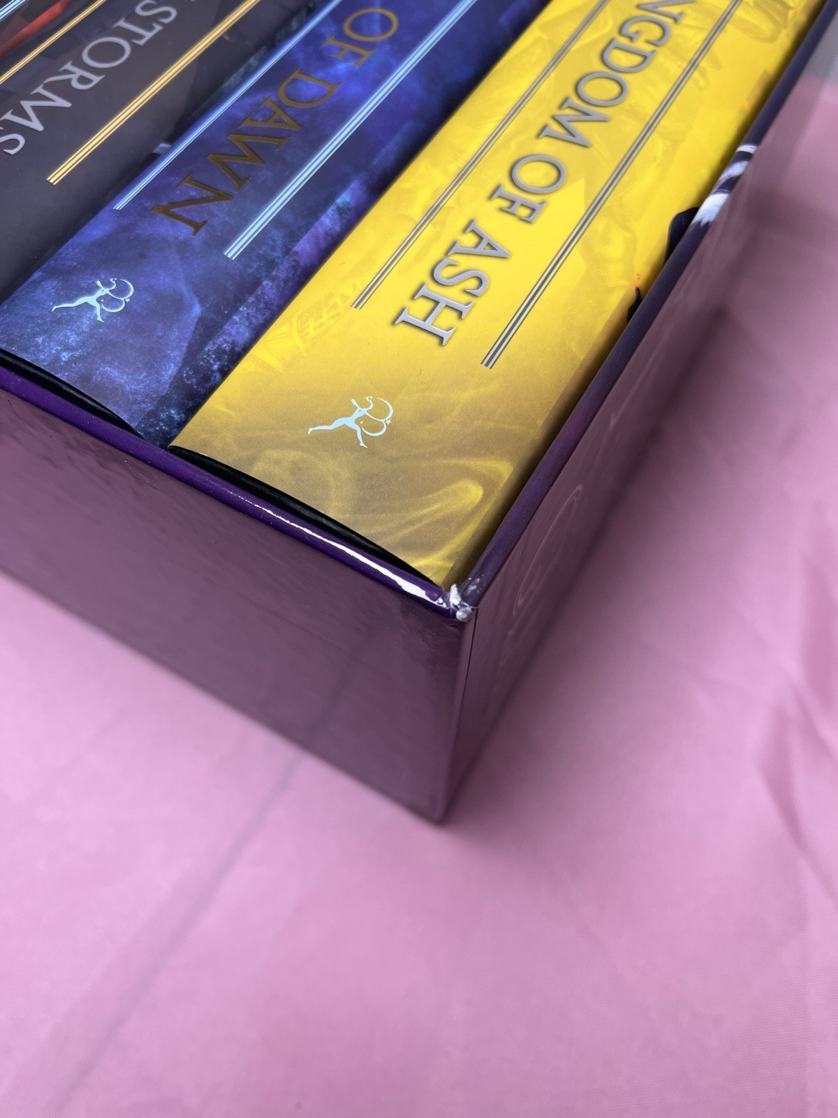 Throne of Glass Hardcover Box Set OOP Covers Complete SET + Poster