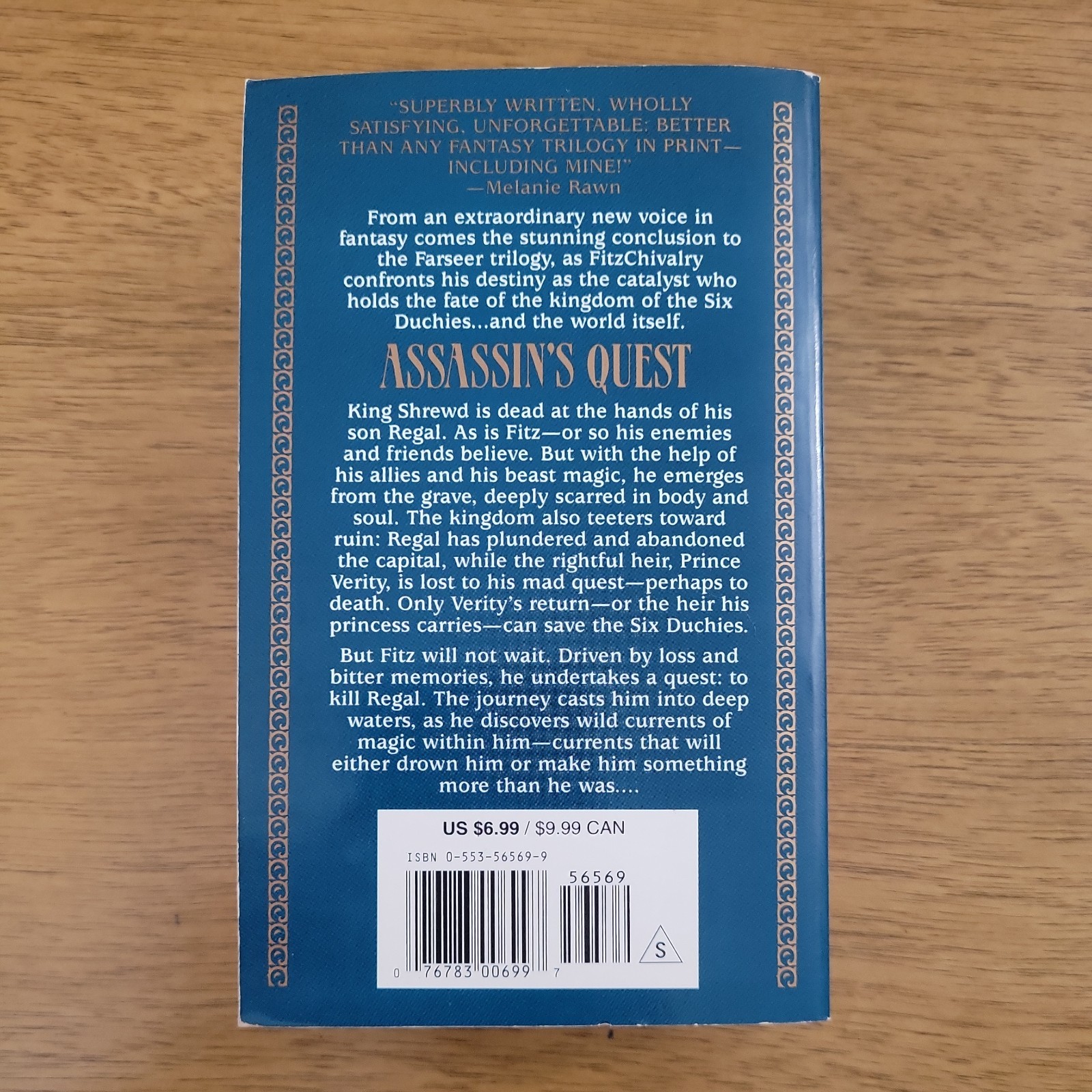 Assassin’s Quest (The Farseer #3) – Robin Hobb – Bantam Books MMPB 1998