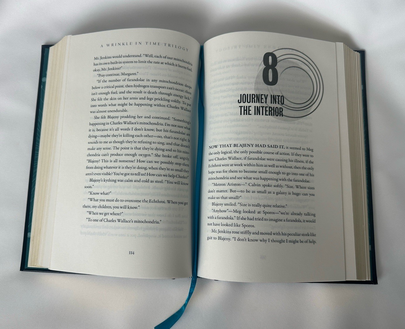 A Wrinkle in Time Trilogy Hardcover by Madeleine L’Engle Fantasy Ribbon Bookmark