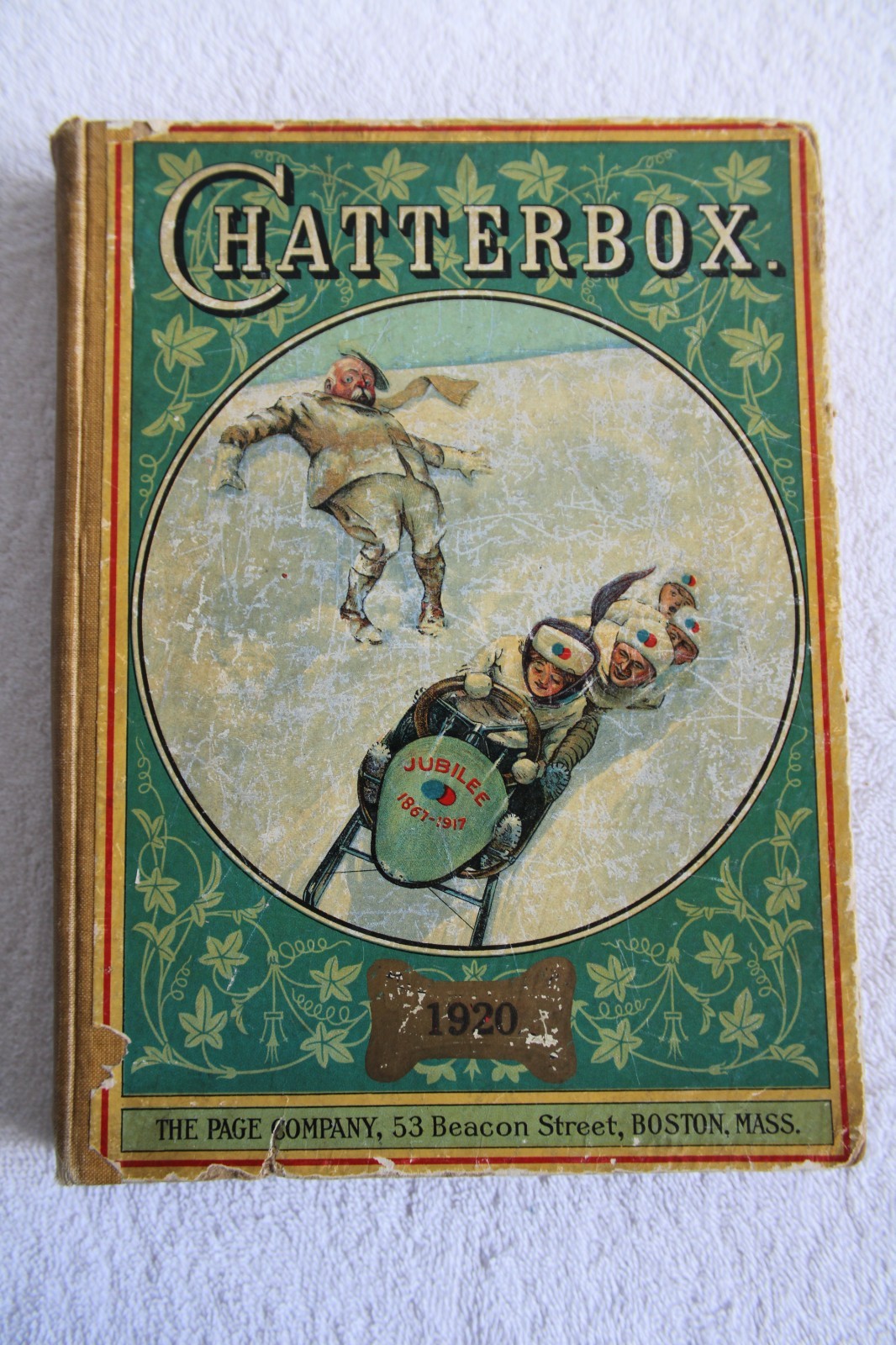 Erskine J. Clarke Chatterbox 1920 November 1919 2nd Impression Book HC Fair