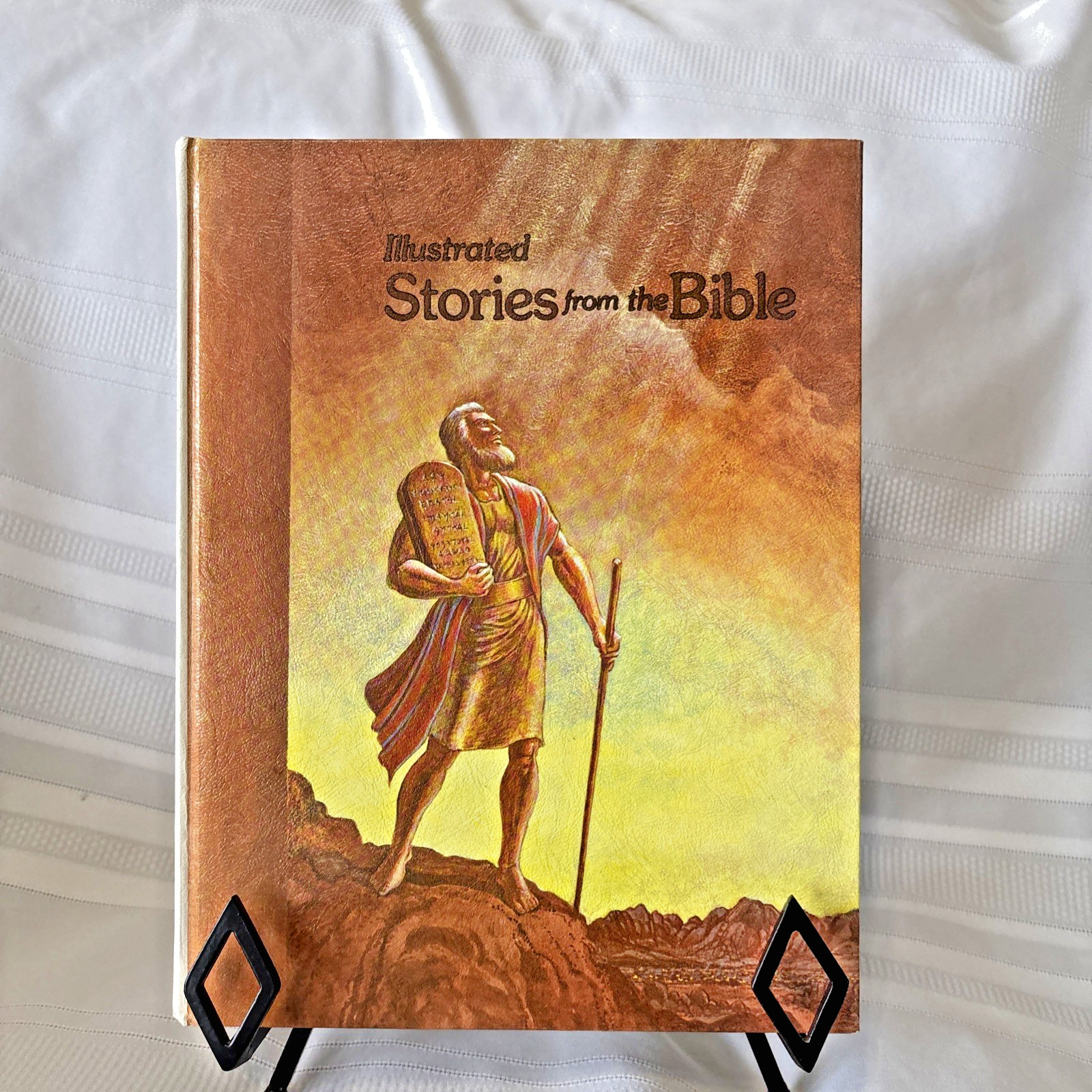 COMPLETE ILLUSTRATED STORIES FROM THE BIBLE 1st ed. 10 volumes plus study guide