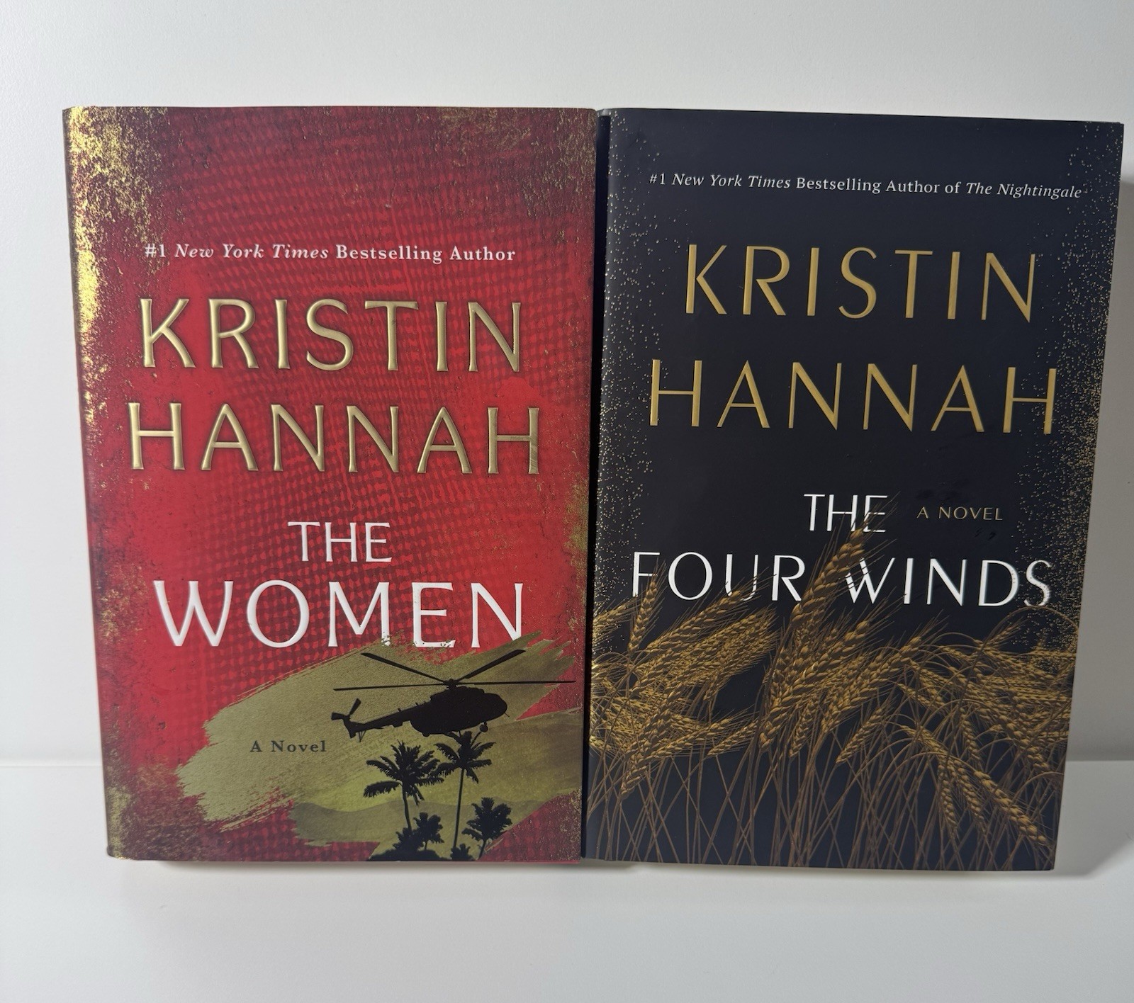 Kristin Hannah Lot Of 2 HCDJ First Ed. 1st Printing VG The Women & Four Winds