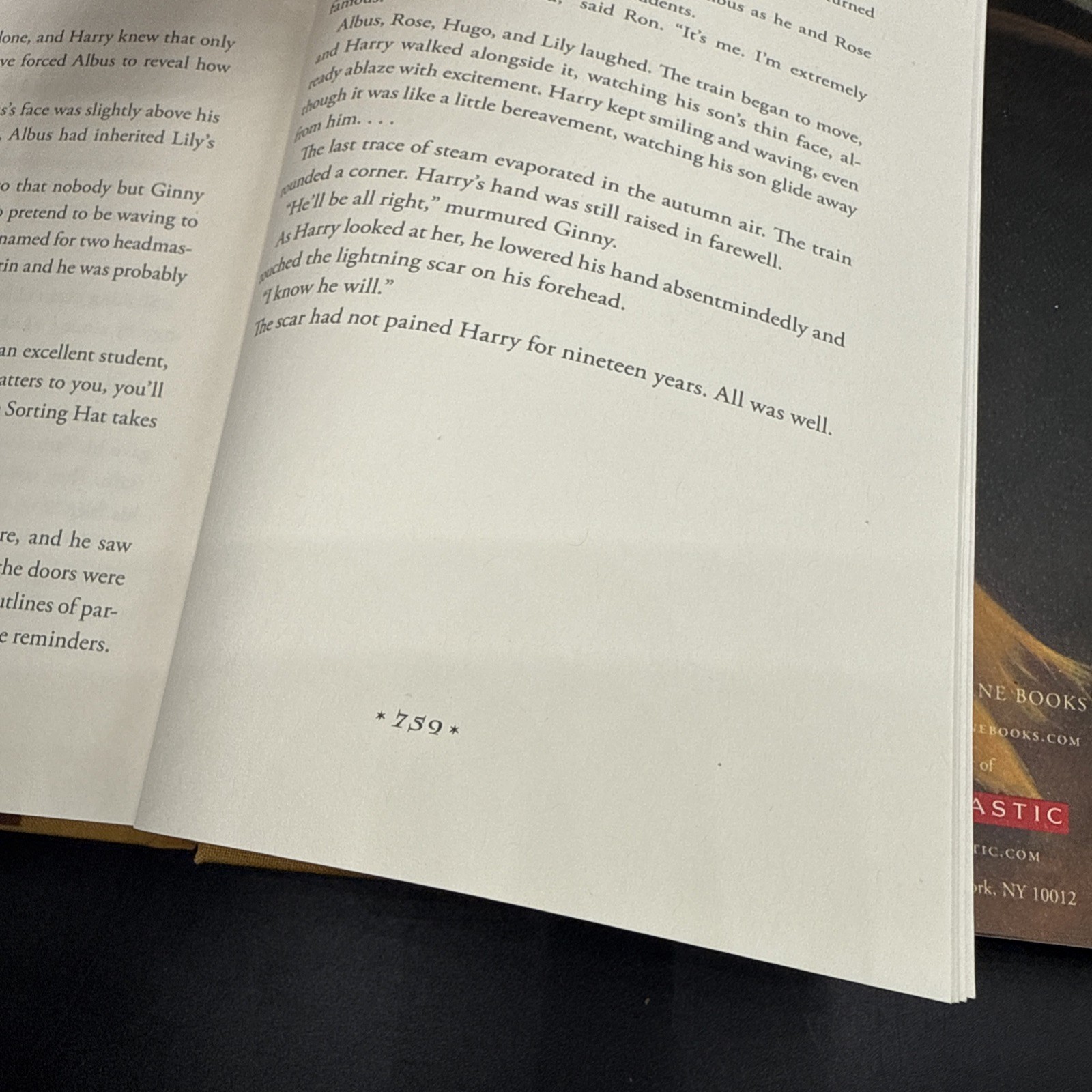 HARRY POTTER and The Deathly Hallows RARE FIRST EDITION Page 759 Error