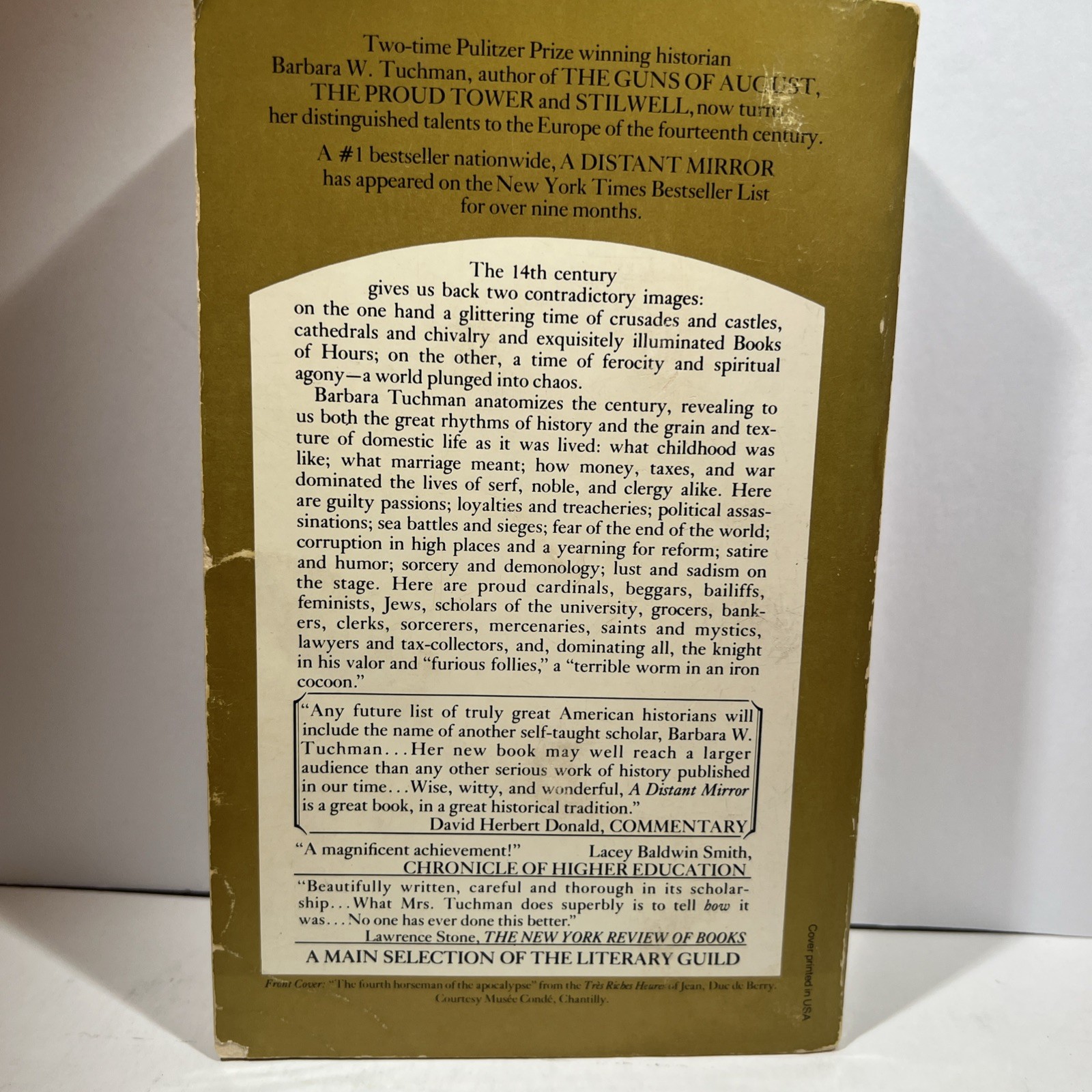 A Distant Mirror: The Calamitous 14th Century by Tuchman, Barbara W. Ballantine