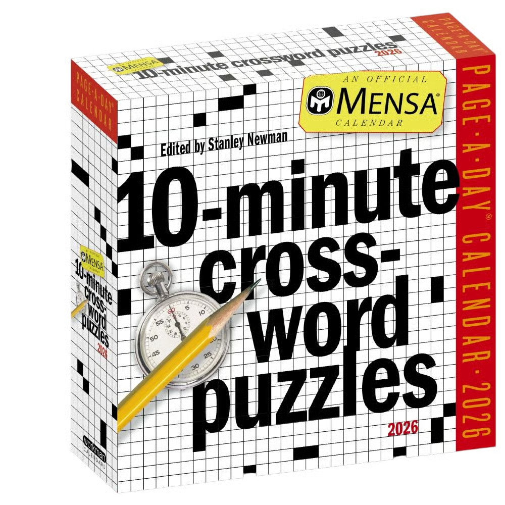 Workman Publishing, Mensa Crossword 2026 Page-a-Day Desk Calendar