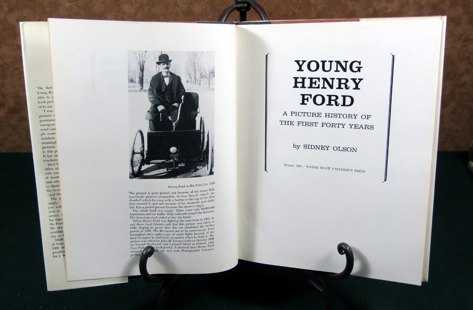 LOT 4 HENRY FORD BOOKS “SECRET LIFE-YOUNG HENRY FORD-THEN CAME FORD-PHILOSOPHY”