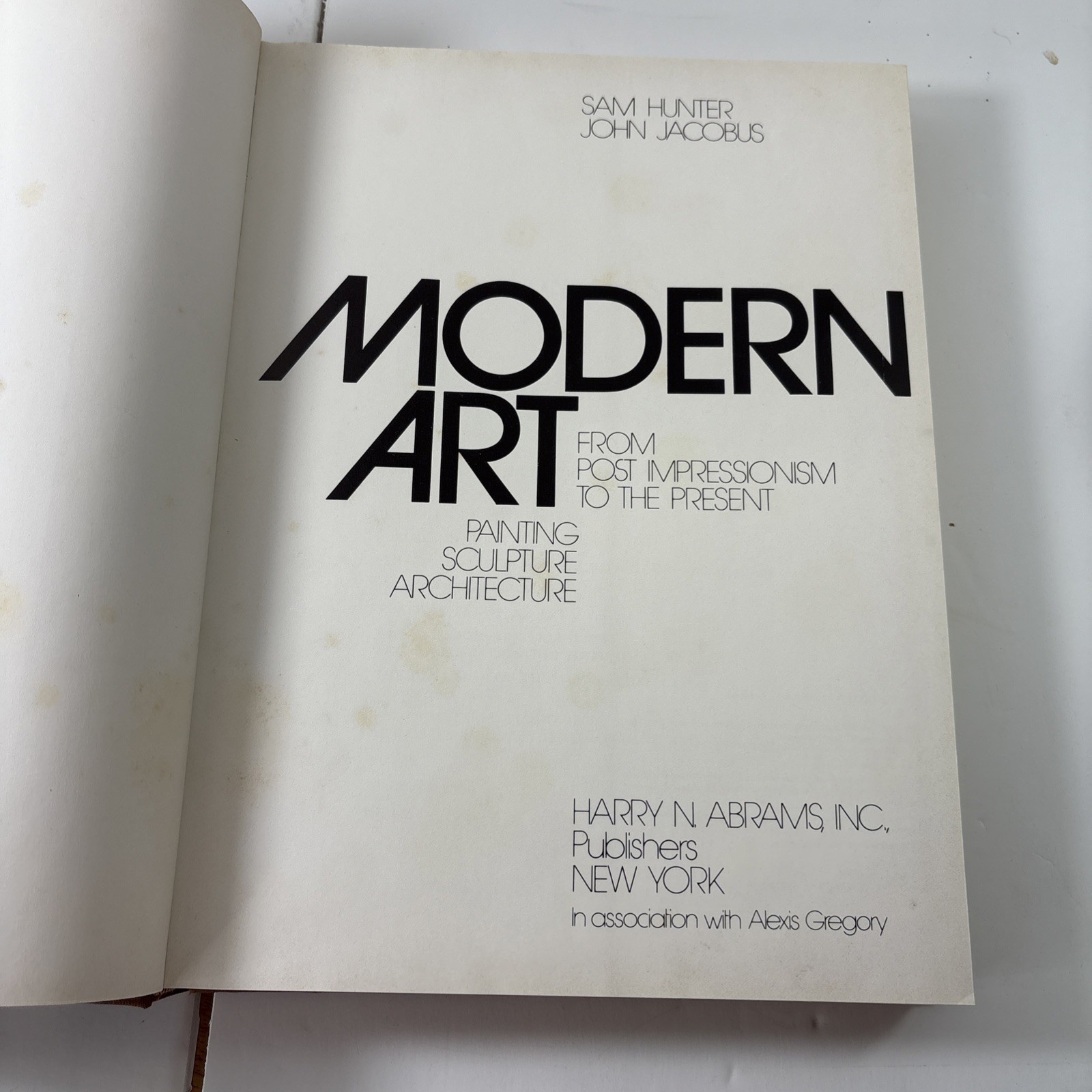 Modern Art from Post-Impressionism To The Present-FIRST ED S. Hunter J Jacobus