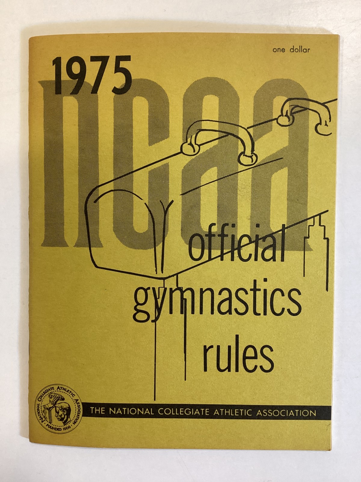 1975 NCAA Official Gymnastics Rules – 6-3/4″ X 5″, 48 Pages – Free Shipping