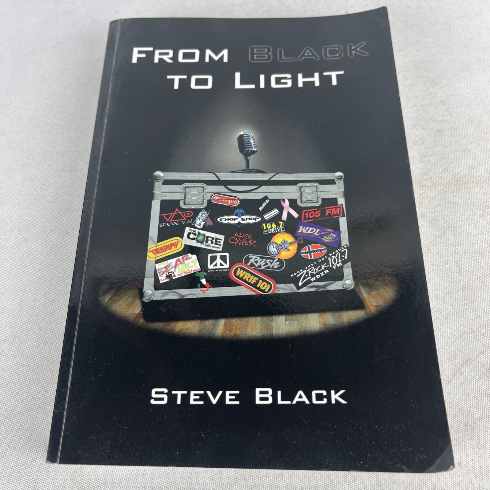 SIGNED From Black To Light – Steve Black – Paperback