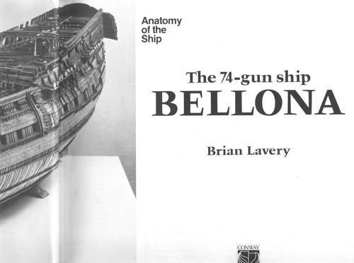 74-Gun Ship “Bellona” Hardcover Brian Lavery