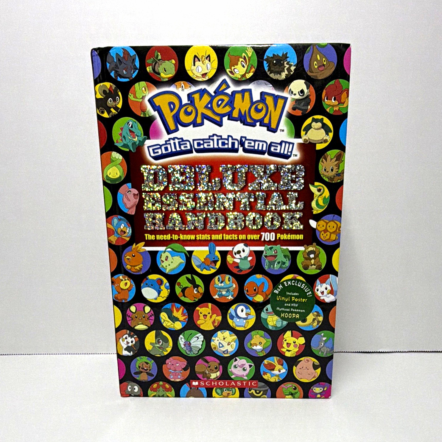 Scholastic Pokémon Deluxe Essential Handbook Hardcover 2015 Illustrated Poster