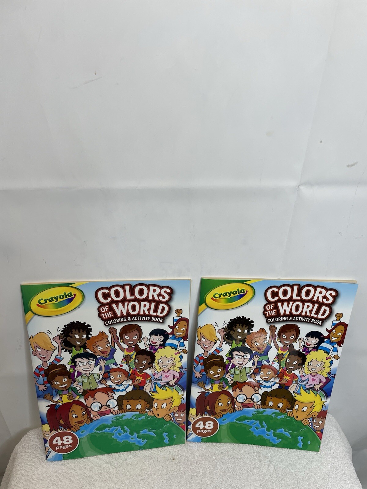 Lot Of 2Crayola Colors of the World Coloring & Activity Book for Kids – 48 pages