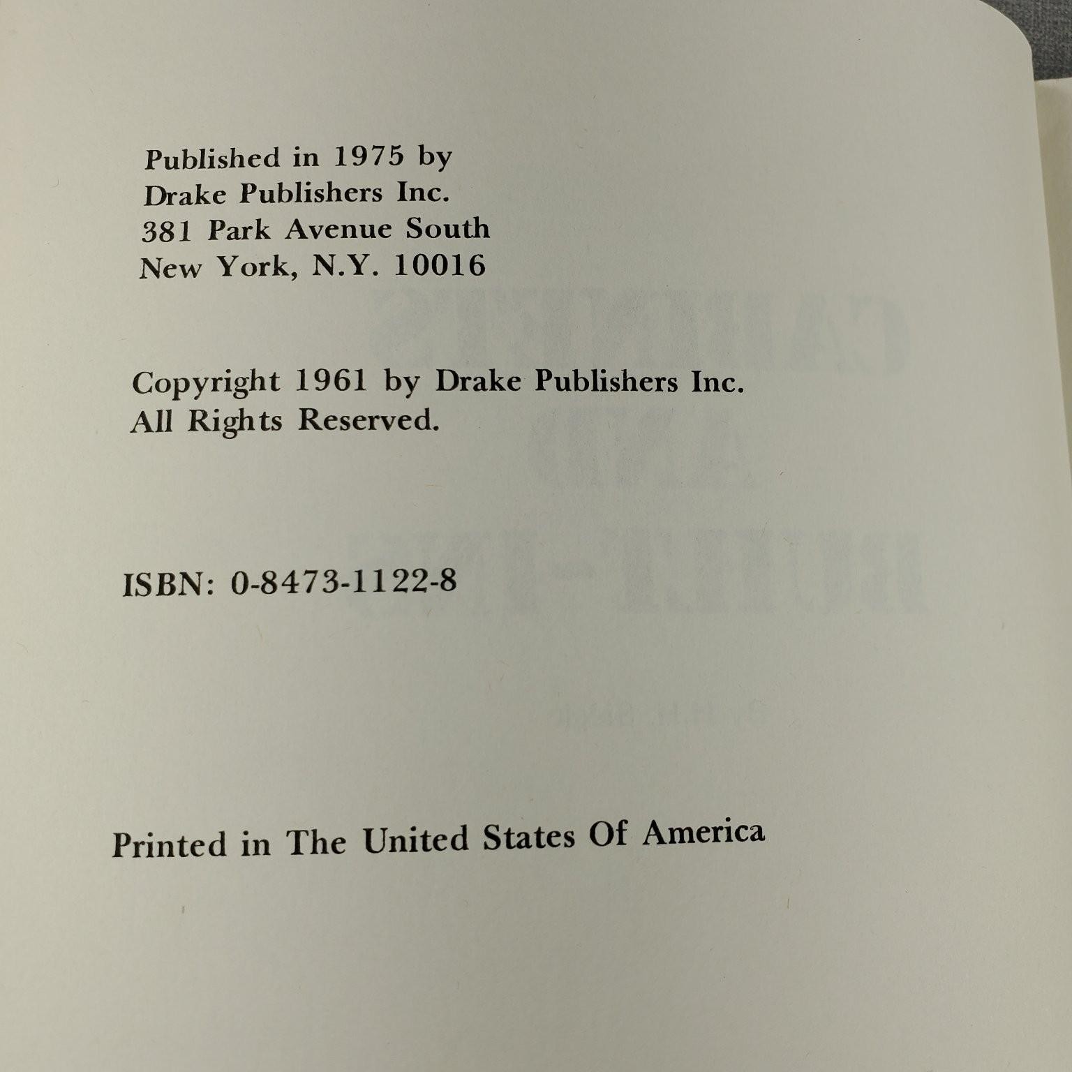 Cabinets and Built-Ins H.H. Siegle 1975 Drake Publishers Craftsman