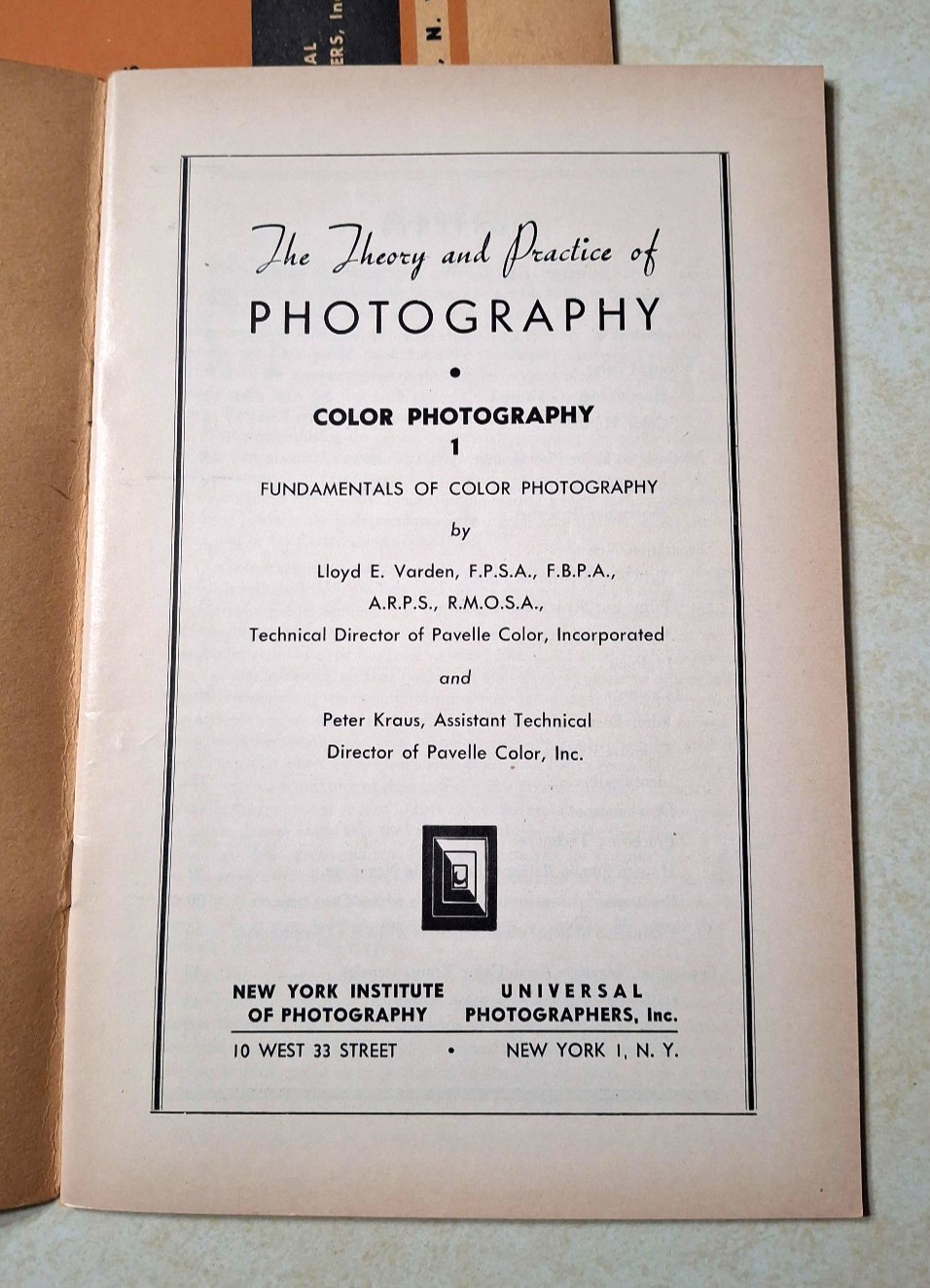 Theory and Practice of Photography Lot 35 Vintage Books 1950s NYI NY Institute