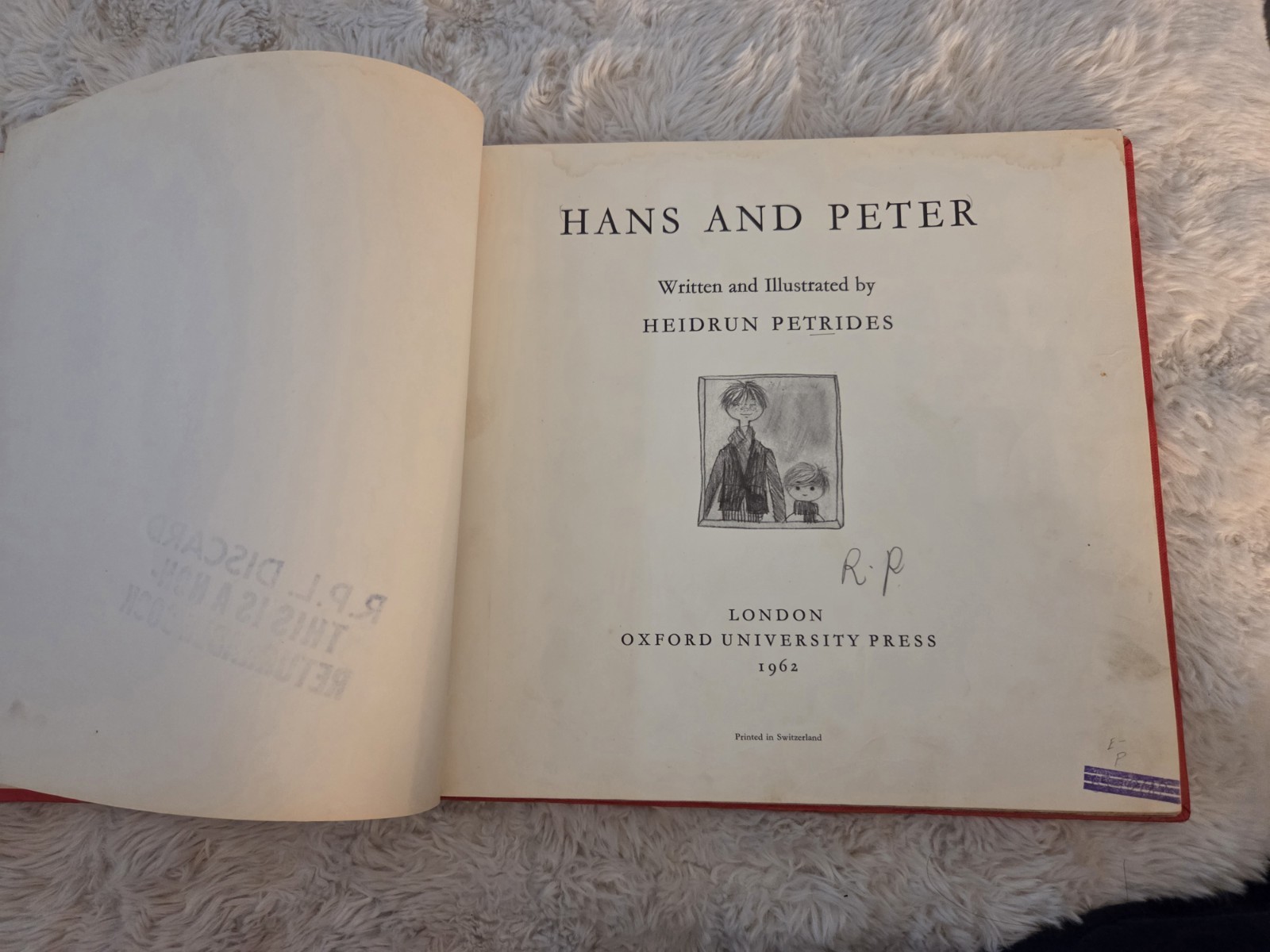 Rare 1962 Hans and Peter Heidrun Petrides Oxford University Press Illustrated…