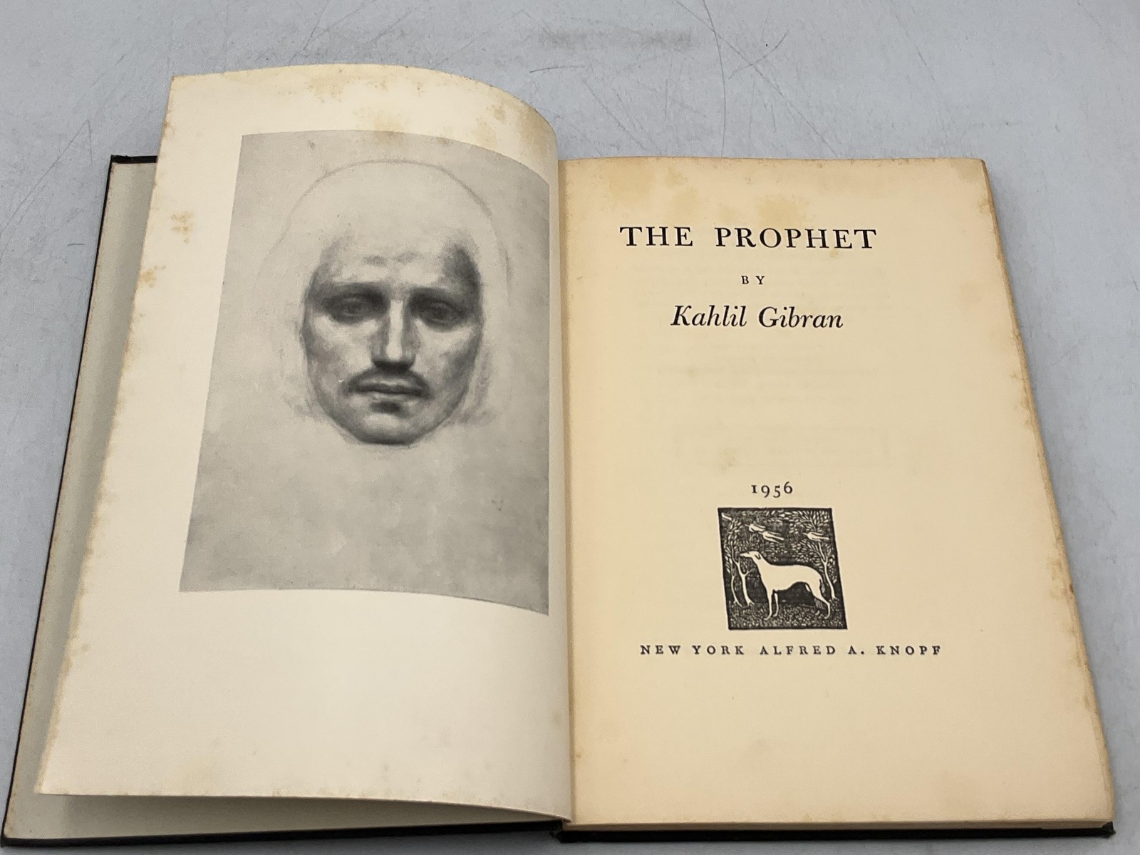 THE PROPHET Kahlil Gibran 1925 Hardcover Alfred A. Knopf Borzoi