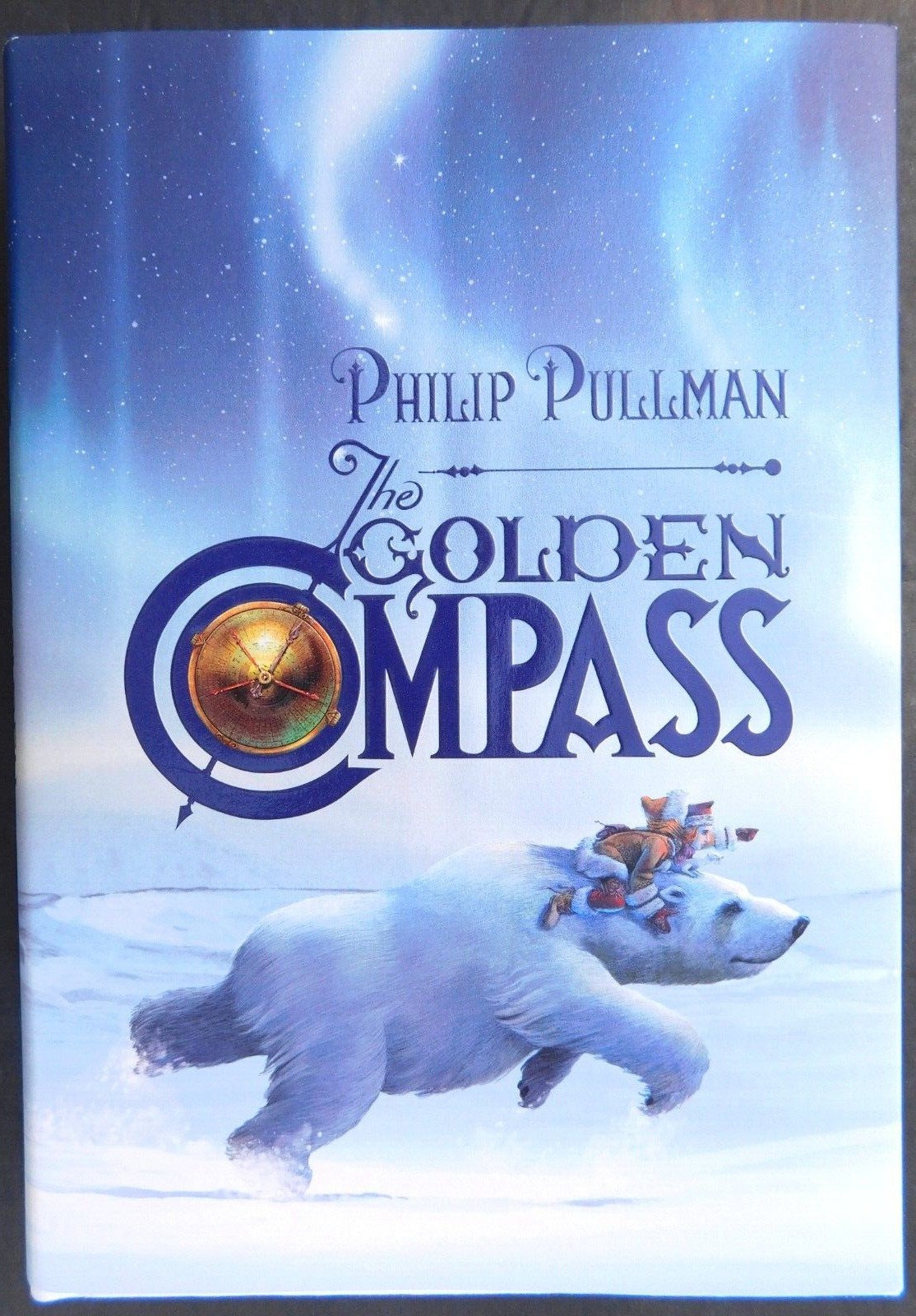 PHILIP PULLMAN 2015 white cover edition GOLDEN COMPASS 399 pages Unread HCDJ