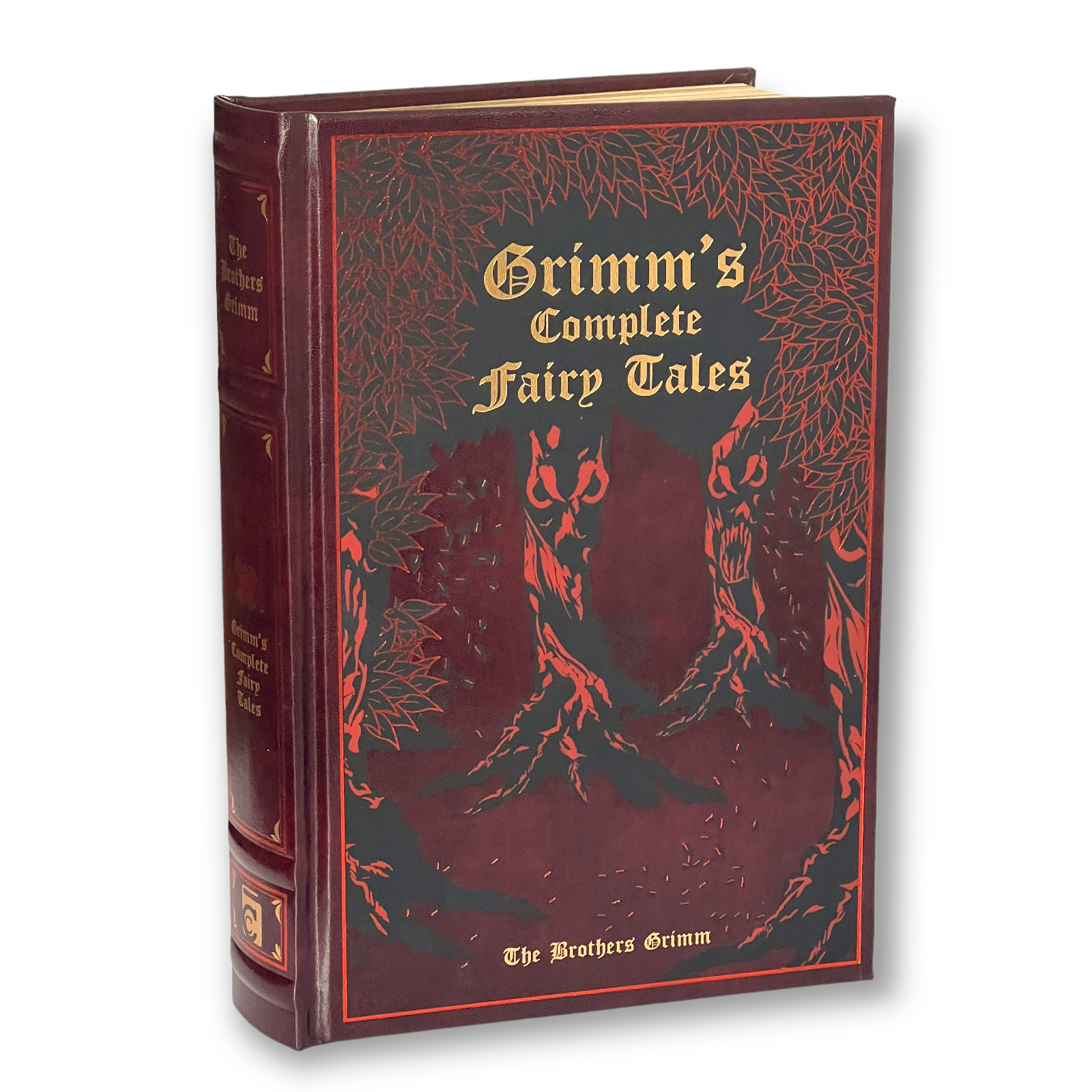 New GRIMM’S COMPLETE FAIRY TALES Deluxe Leather Bound Classics by Margaret Hunt