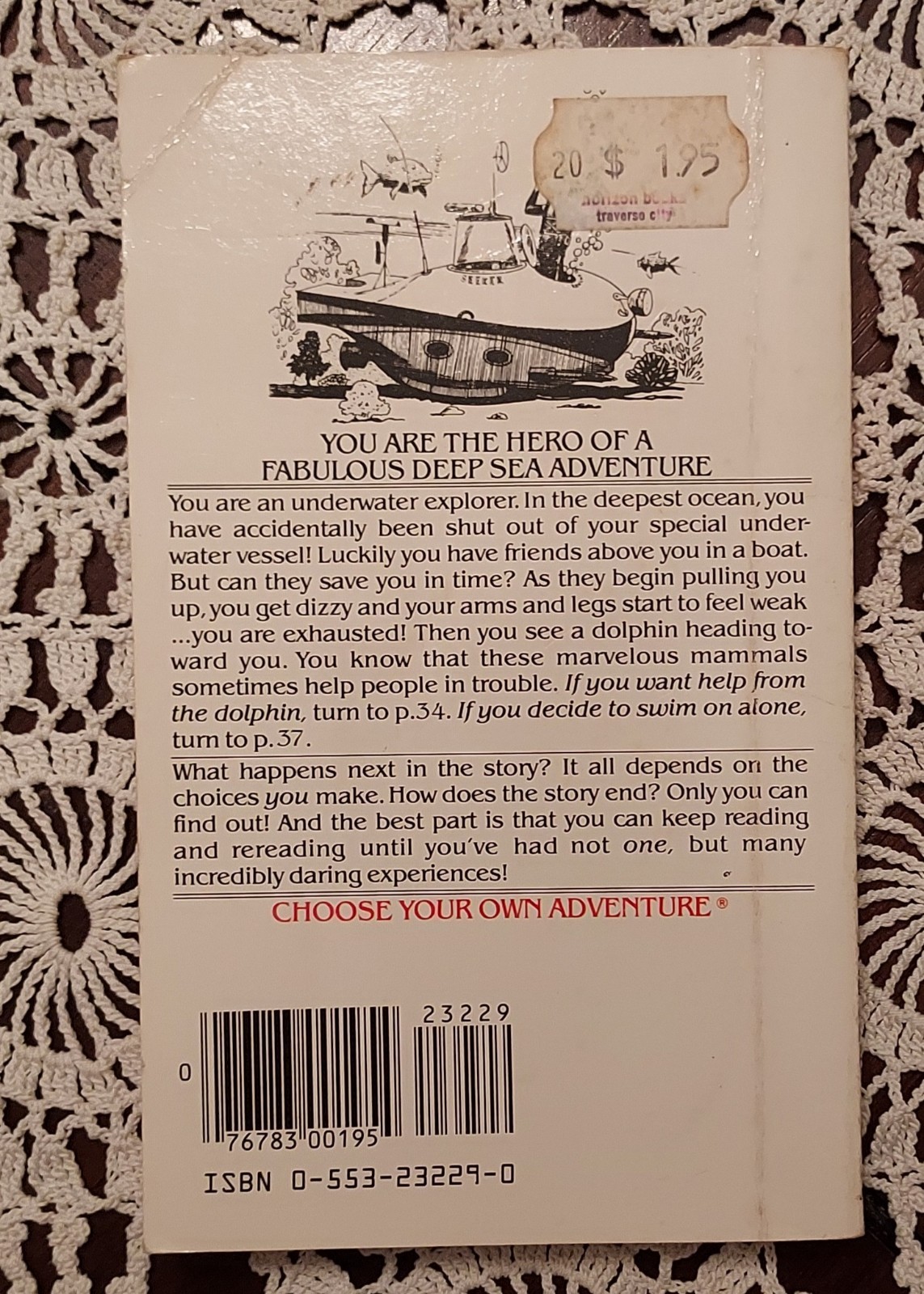 Journey Under the Sea Vtg 1982 PB Book R A Montgomery Choose Your Own Adventure