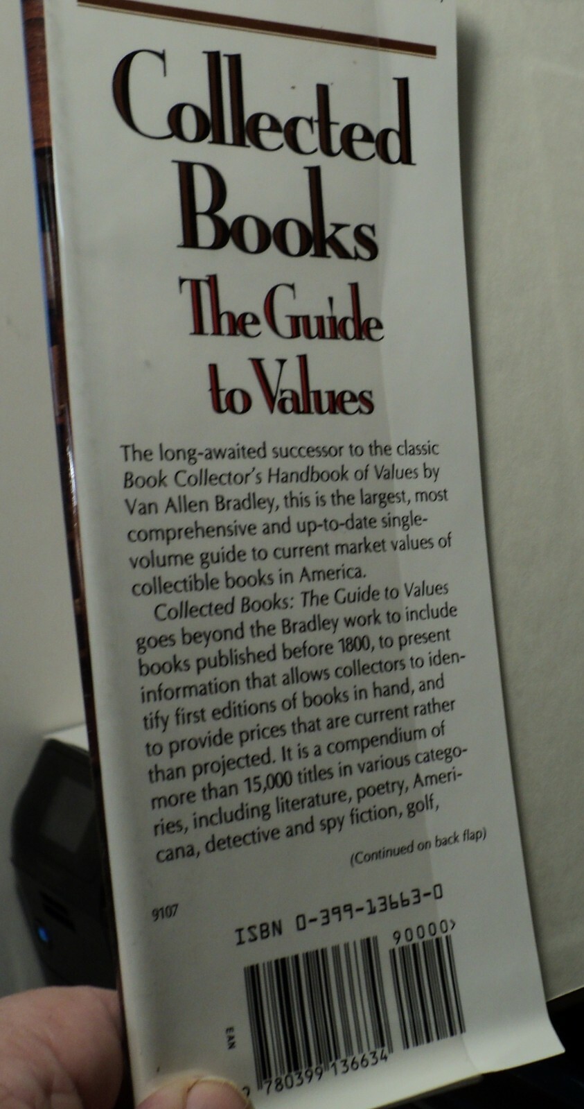 Collected Books – The Guide to Values by Allen and Patricia Ahearn – 1991