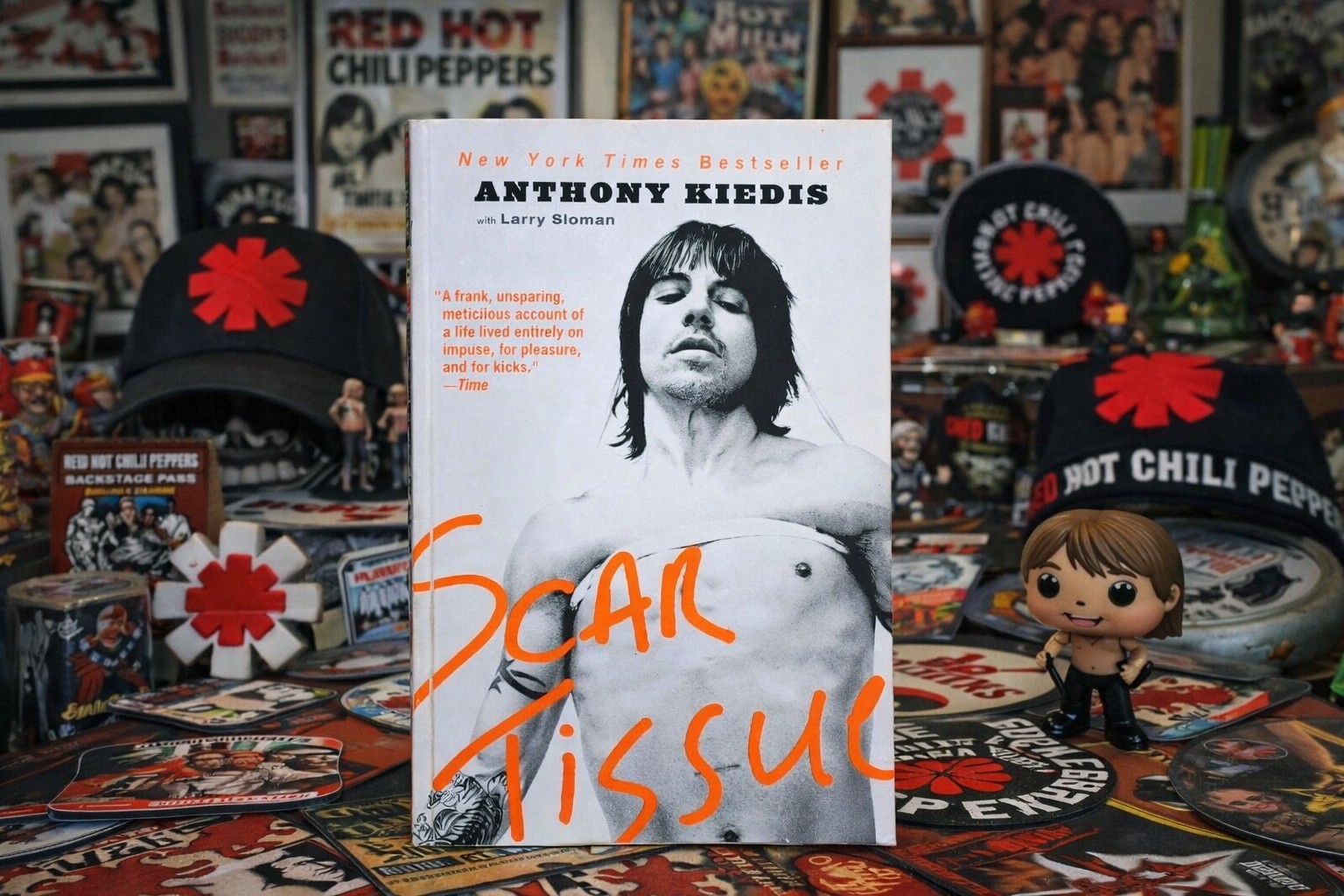 Scar Tissue Paperback Book RHCP Red Hot Chili Peppers Anthony Kiedis & Larry S