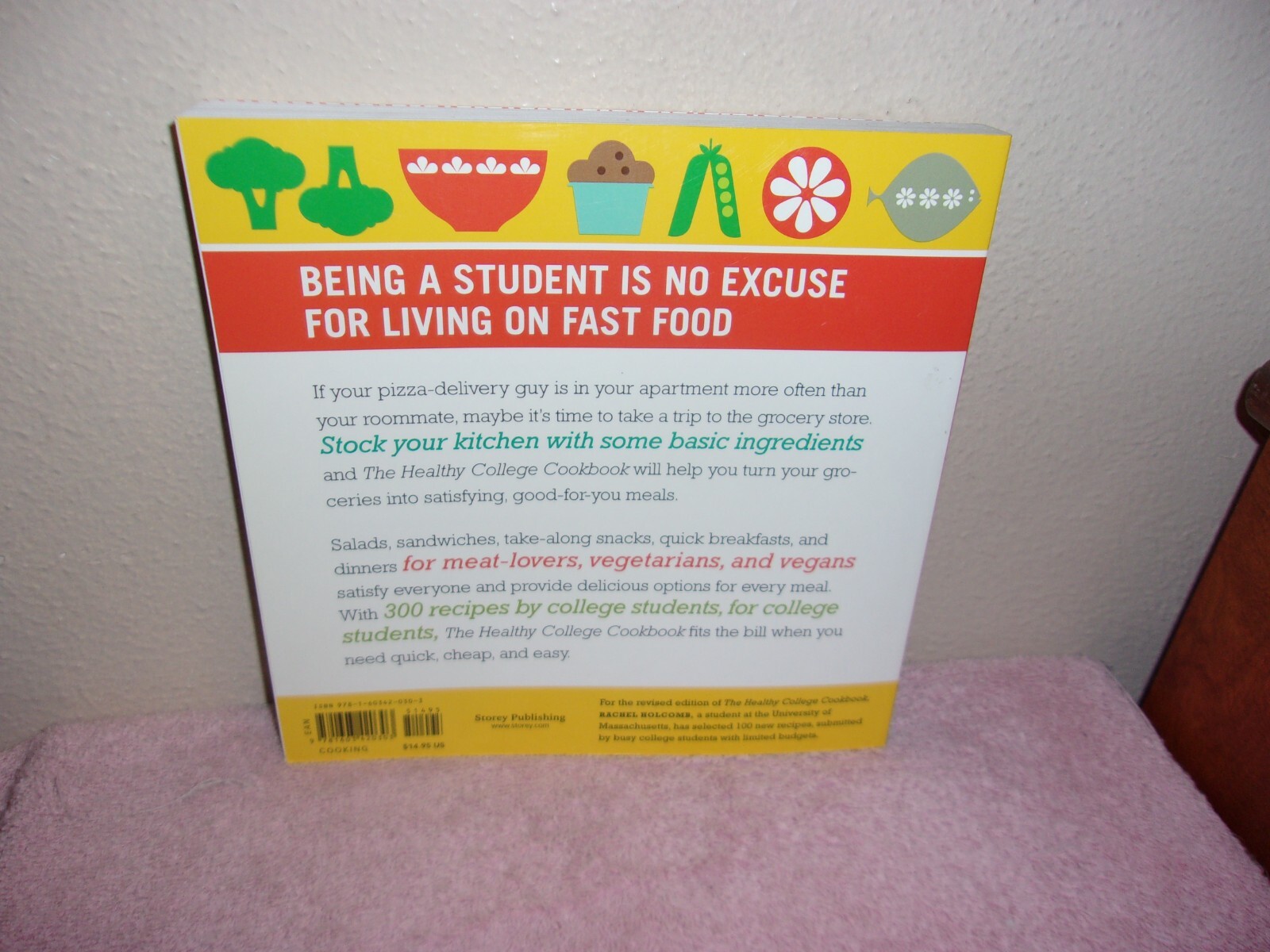 The Healthy College Cookbook by Jason Stanley, Alexandra Nimetz and Emeline…