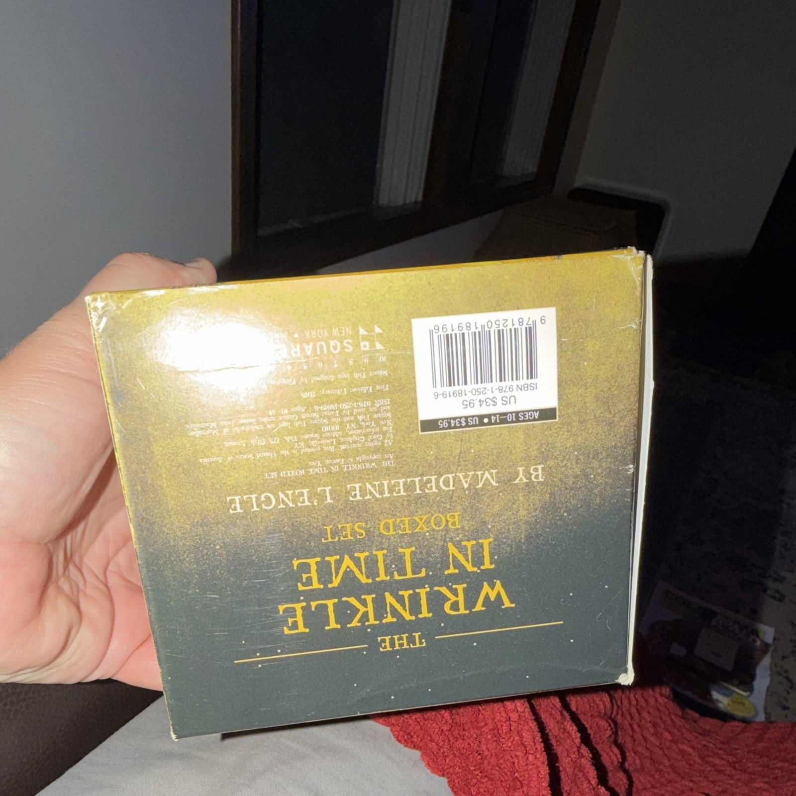 A Wrinkle in Time Quintet Box Set Madeleine L’Engle Square Fish + Journal
