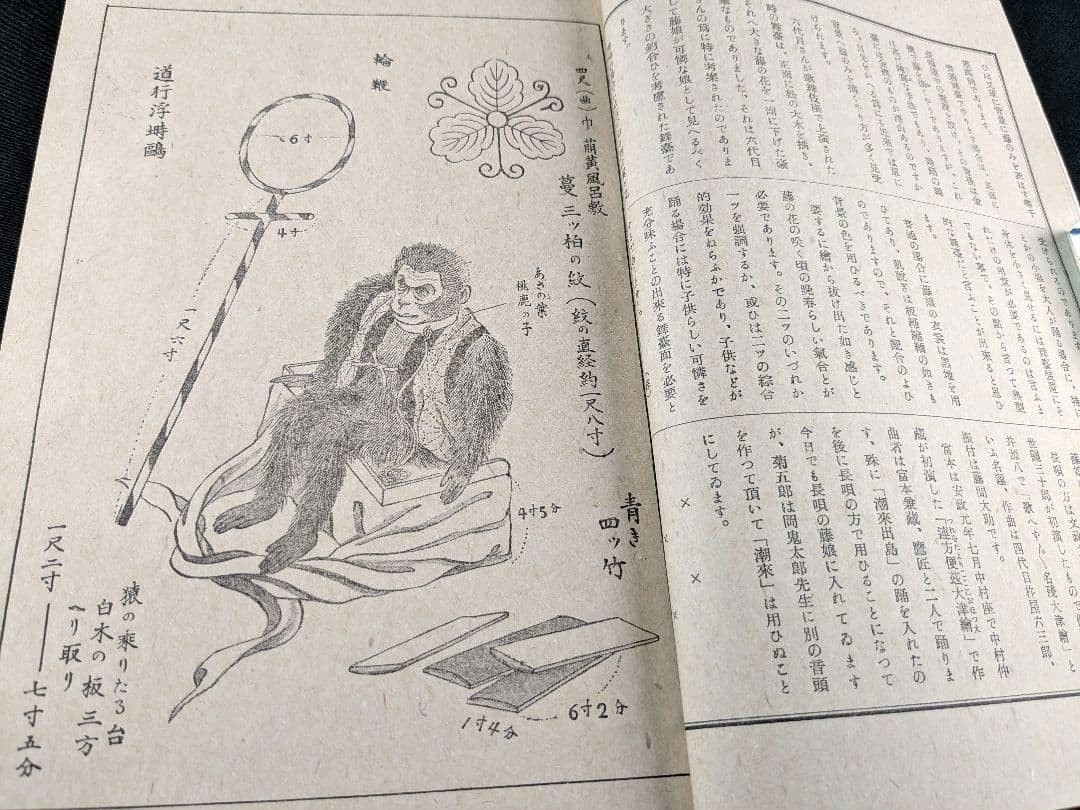 W124 Illustrated Theater Dance Art Part 6 with Bag 9.3×6.3in Color Woodblock