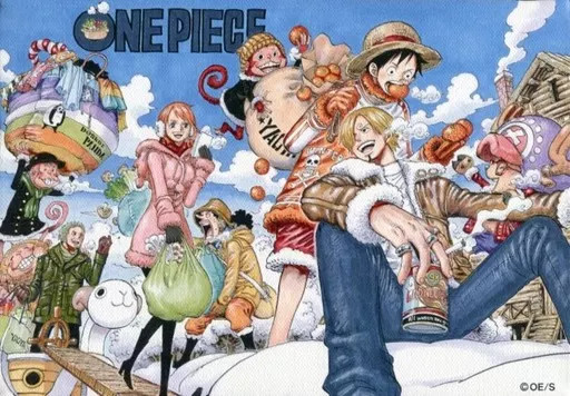 One Piece 20th Anniversary Original Illustration Board 9×6.3in Canvas Art