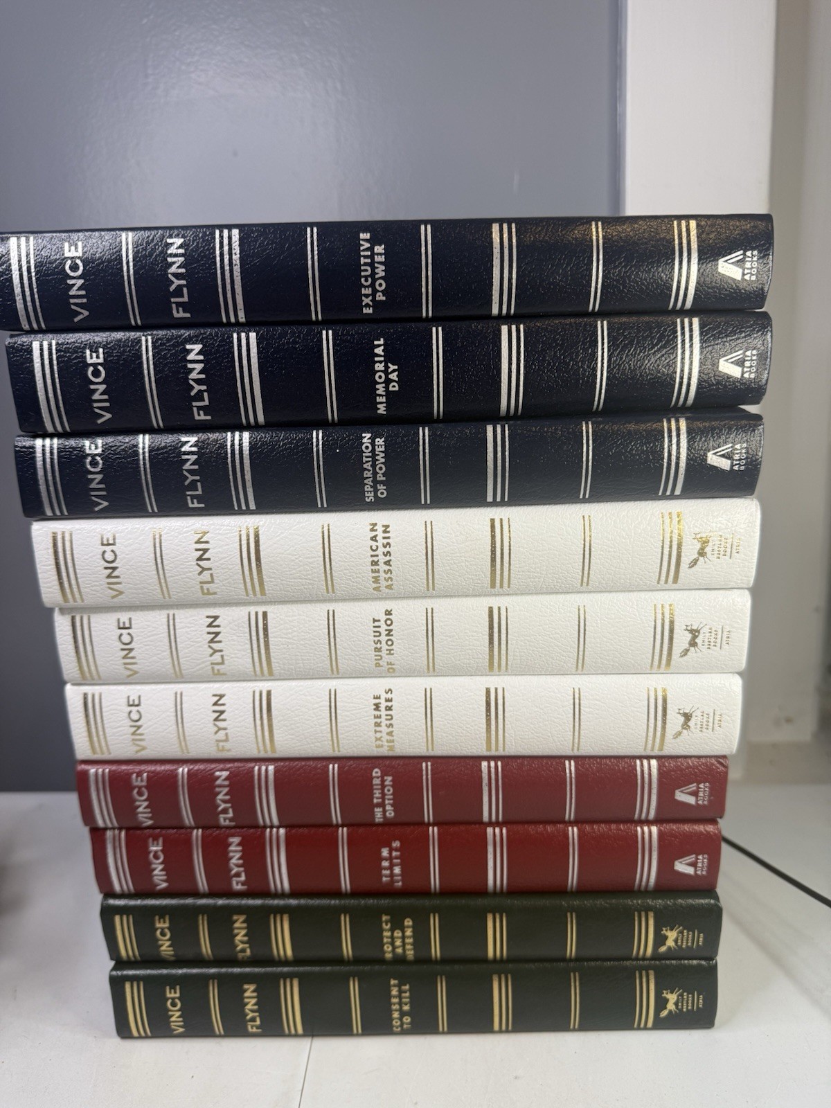 Vince Flynn – Lot Of 10 – Atria Books – Mixed Lot Hardcover