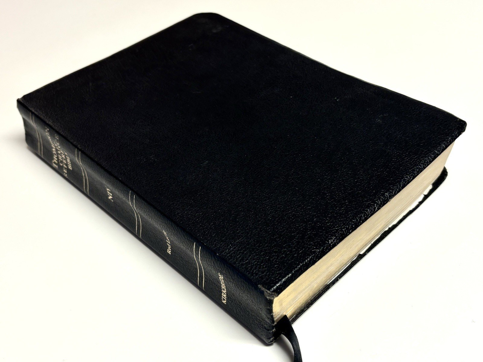 Thompson Chain Reference Bible NIV 1984 Black Leather Kirkbride 1990 Red Letter