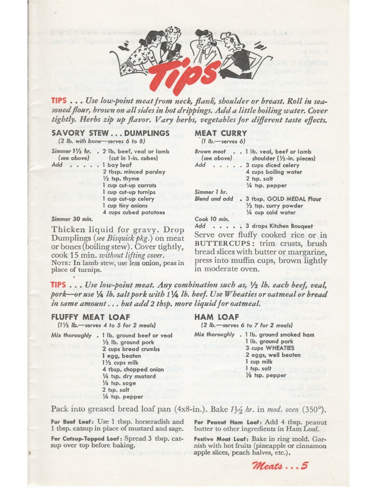 Betty Crocker: Your Share (WWII War Time Rations Cookbook) – Color Reprint NEW