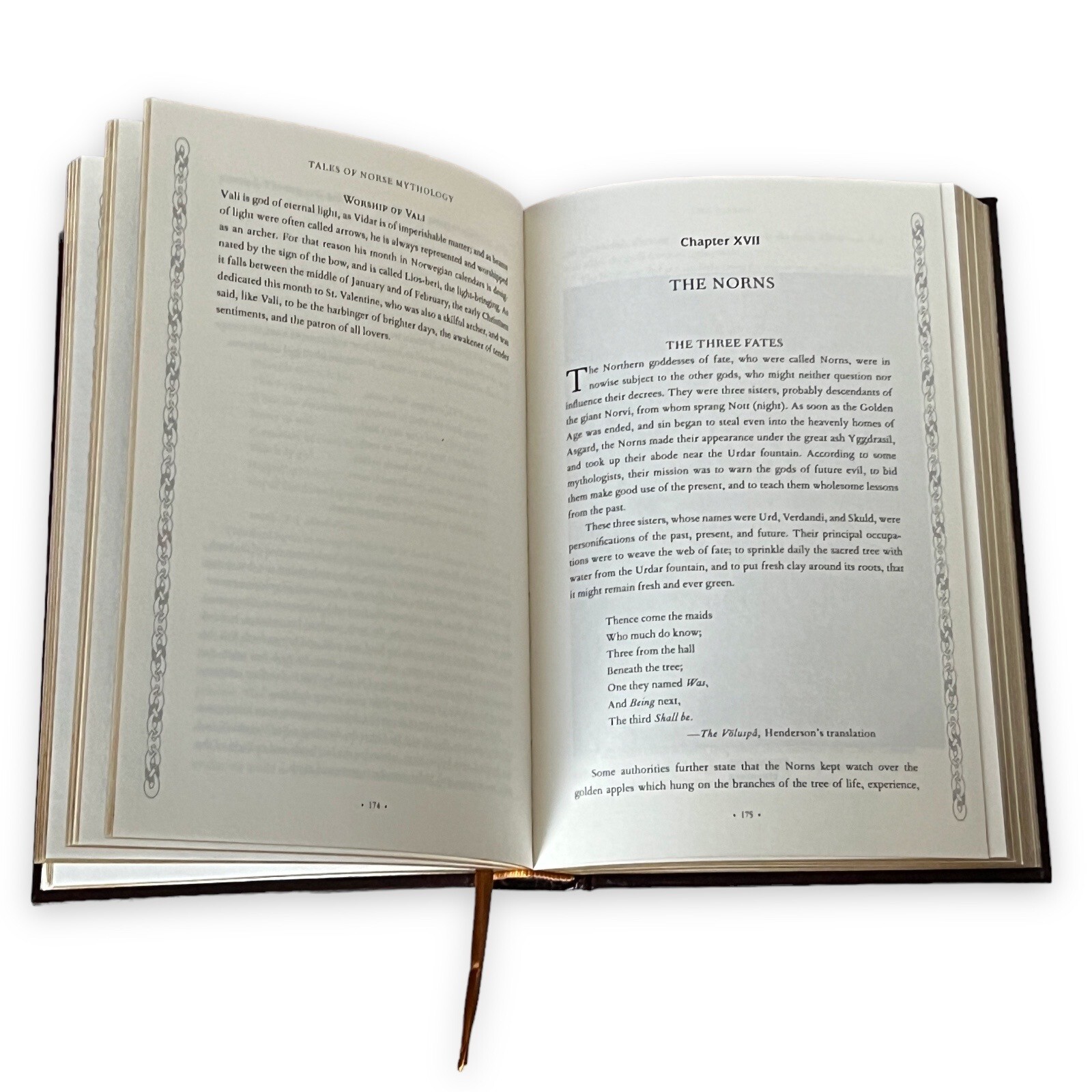 TALES OF NORSE MYTHOLOGY by Helen Guerber Leather Bound Hardcover Gift Book