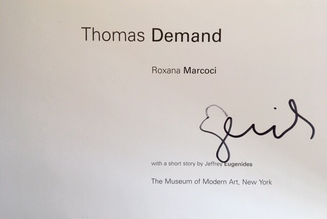 Thomas Demand with short story (and signed by) Jeffrey Eugenides, Near Fine