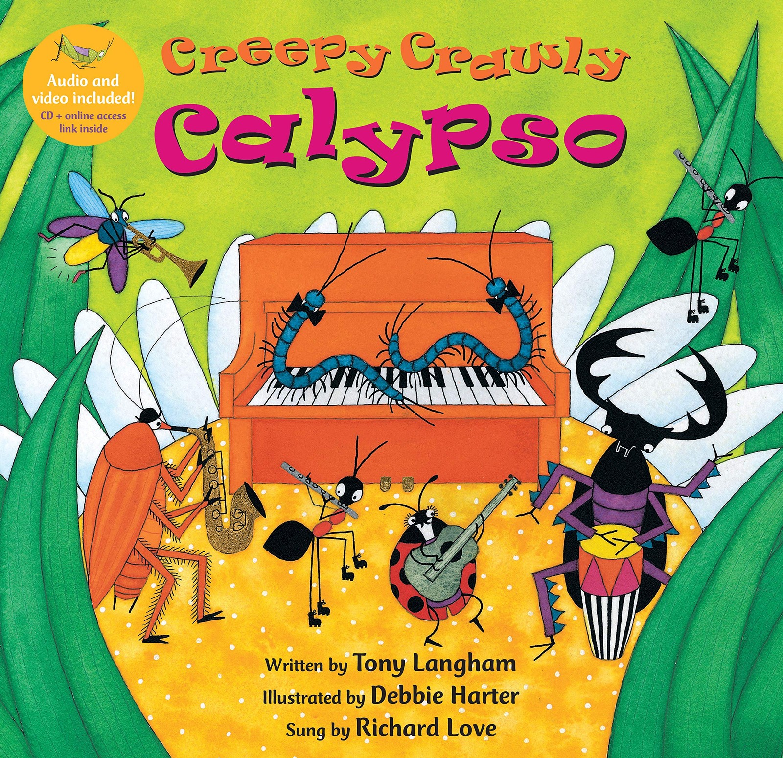 Creepy Crawly Calypso (Barefoot Singalongs) – paperback Harter, Debbie|Langh…