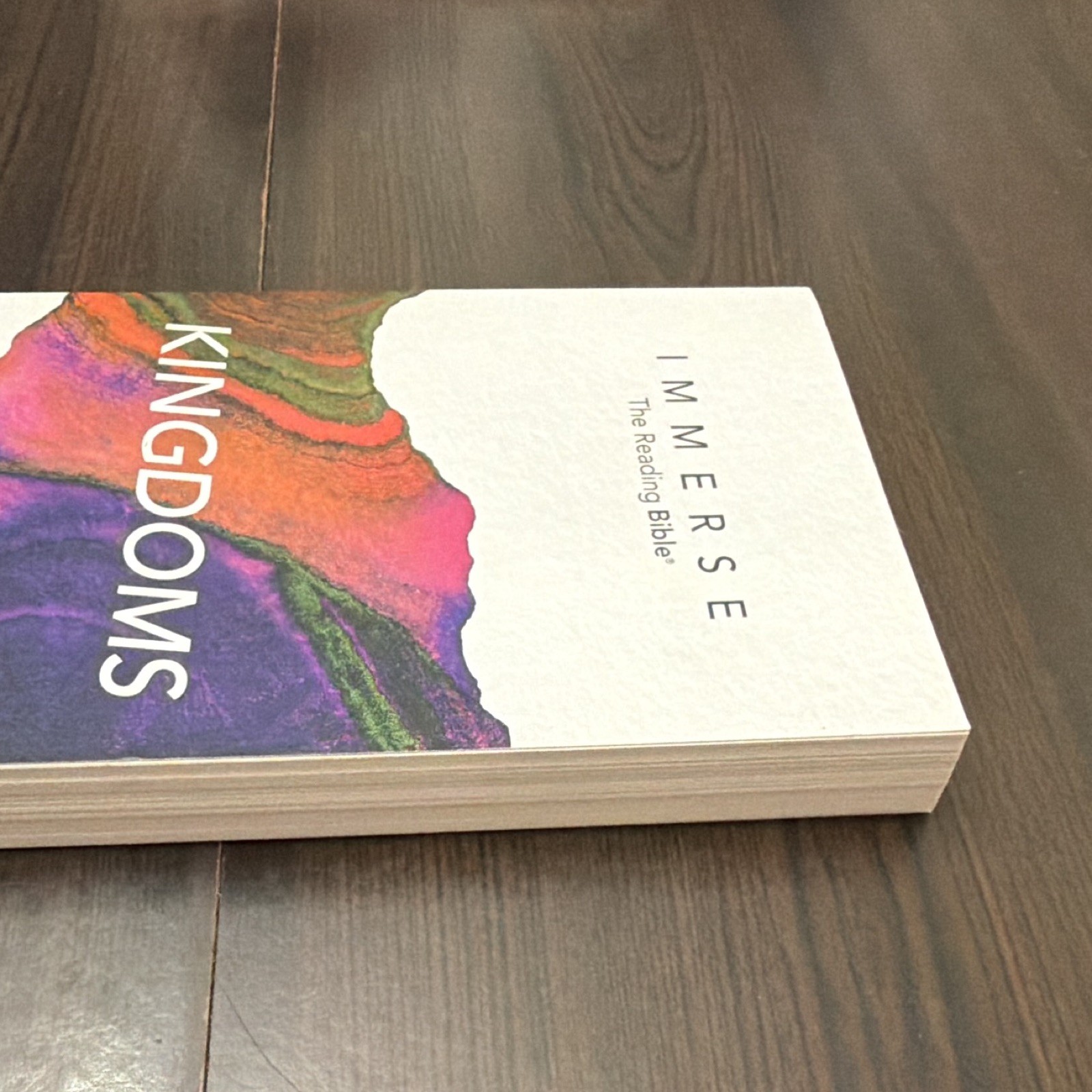 Immerse: Kingdoms (The Reading Bible) New Living Translation 2021 PB 304p