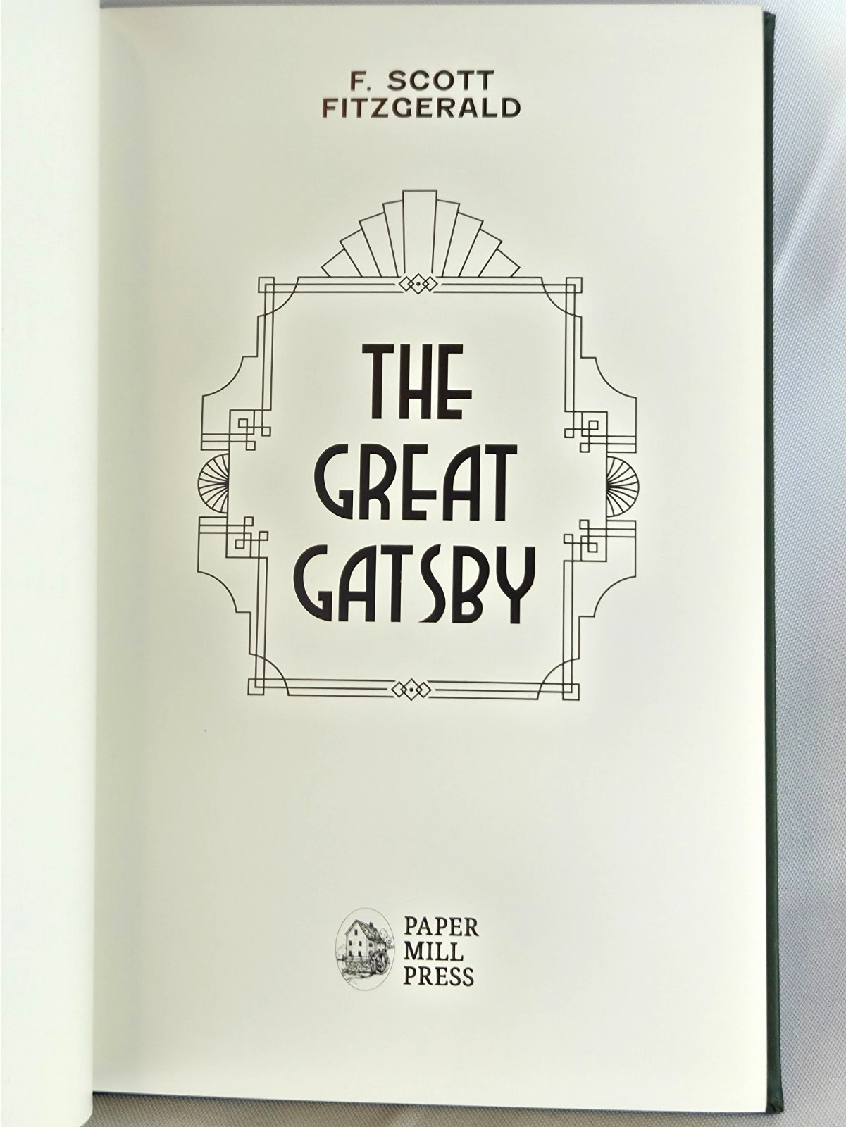 THE GREAT GATSBY by F. Scott Fitzgerald Deluxe FIRST edition Prestige Collection